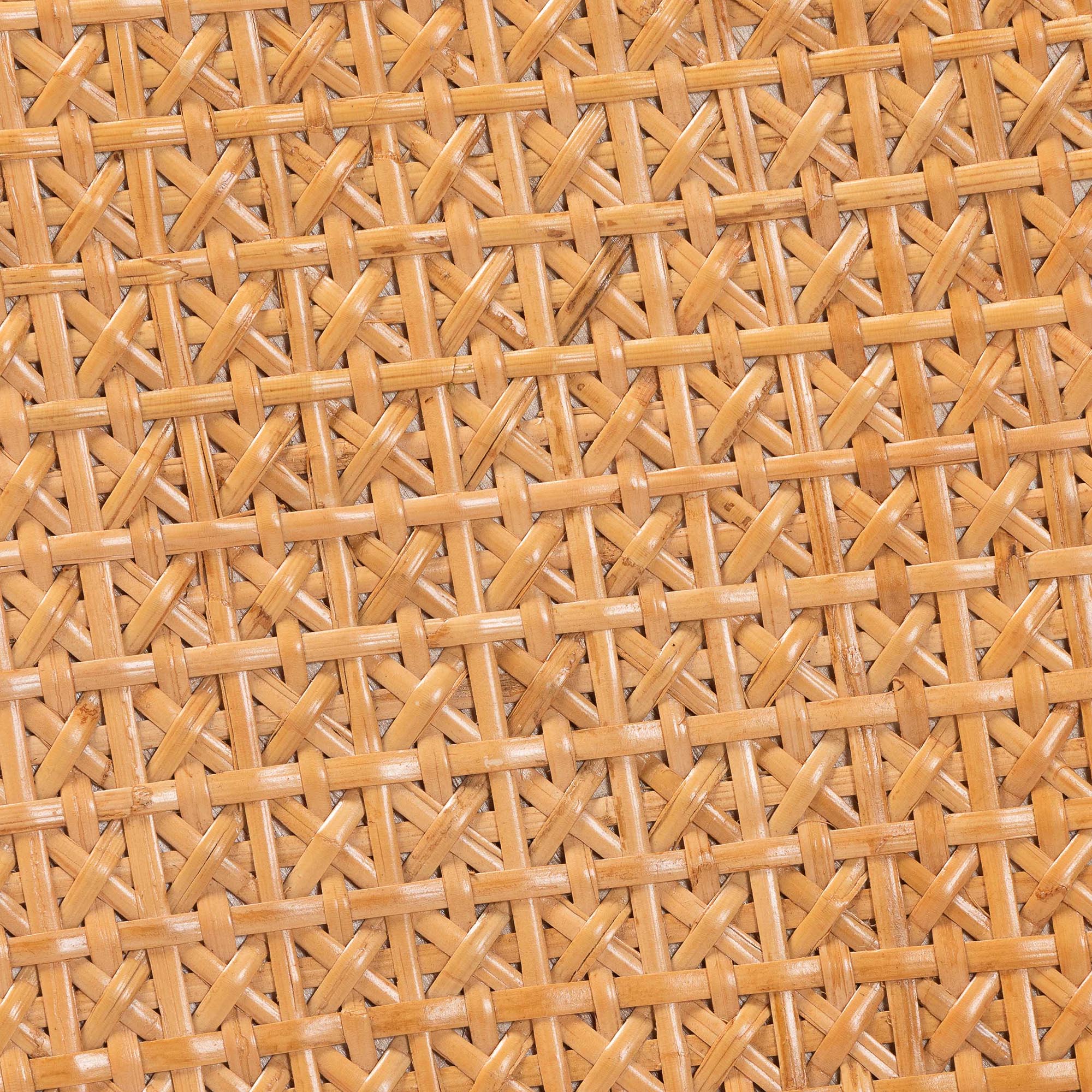Baxton Studio bali & pari Eldon Bohemian Honey Rattan End Table - Image 7