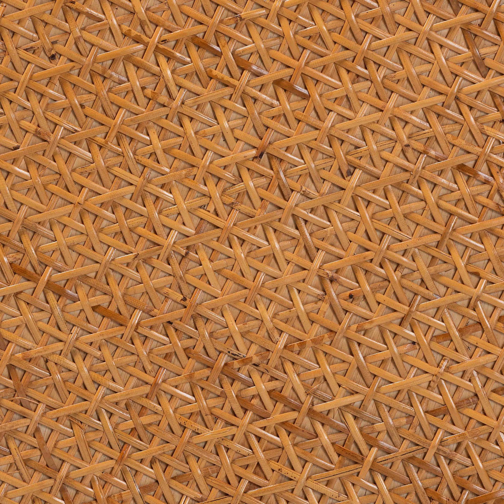 Baxton Studio bali & pari Eldon Bohemian Honey Rattan Large End Table - Image 7