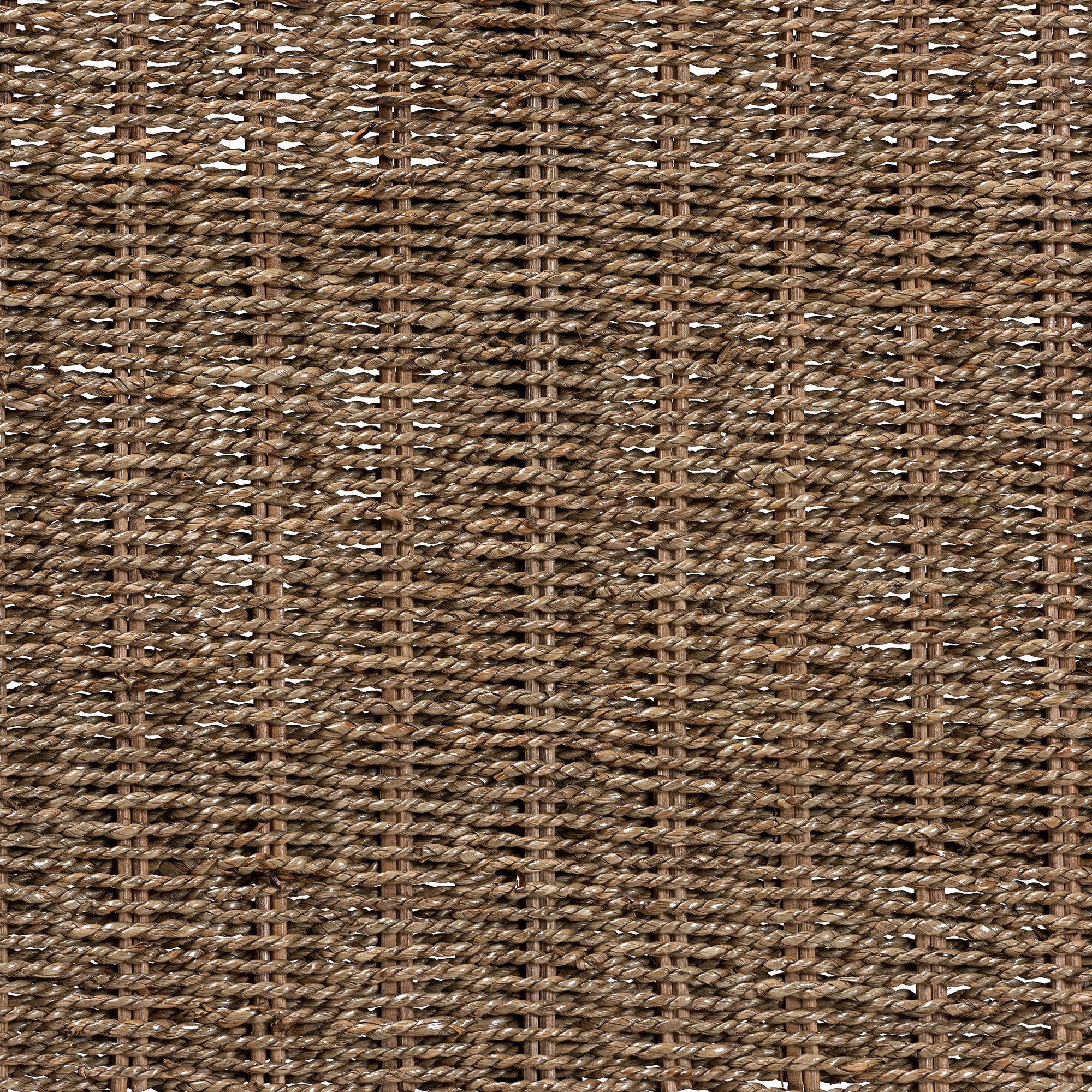 Baxton Studio bali & pari Hermes Mid-Century Modern Transitional Natural Seagrass and Mahogany Wood Bench - Image 6