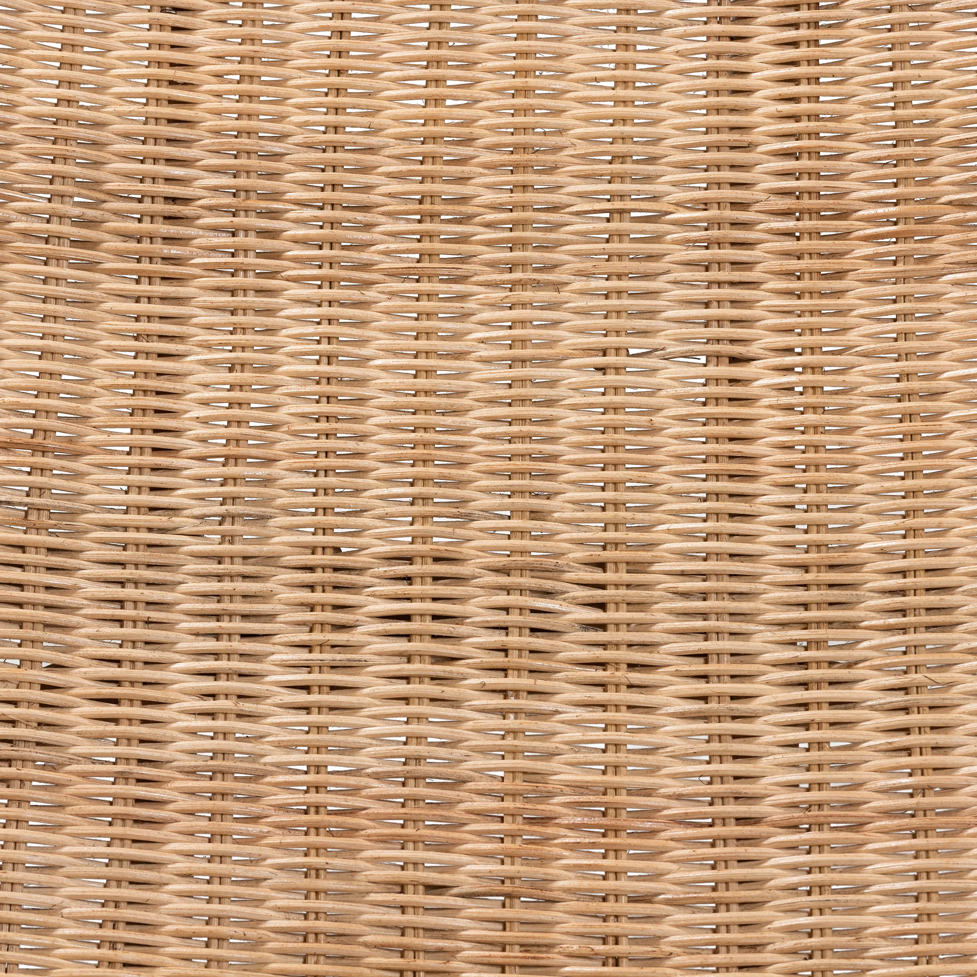 Baxton Studio bali & pari Herrara Modern Bohemian Natural Brown Antique Rattan Foldable Lounge Chair - Image 10