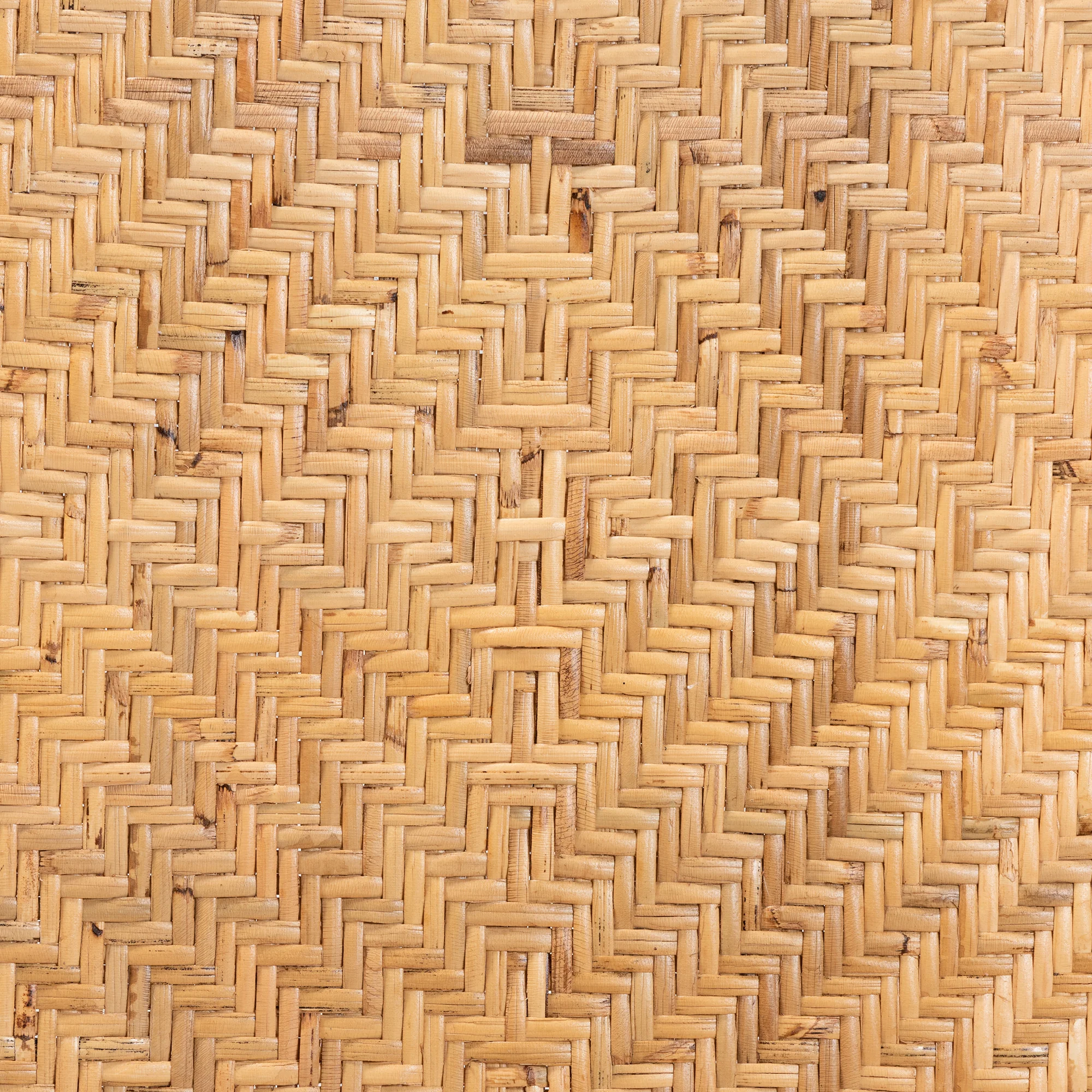 Baxton Studio bali & pari Irene Modern Bohemian Natural Rattan Dining Chair - Image 8