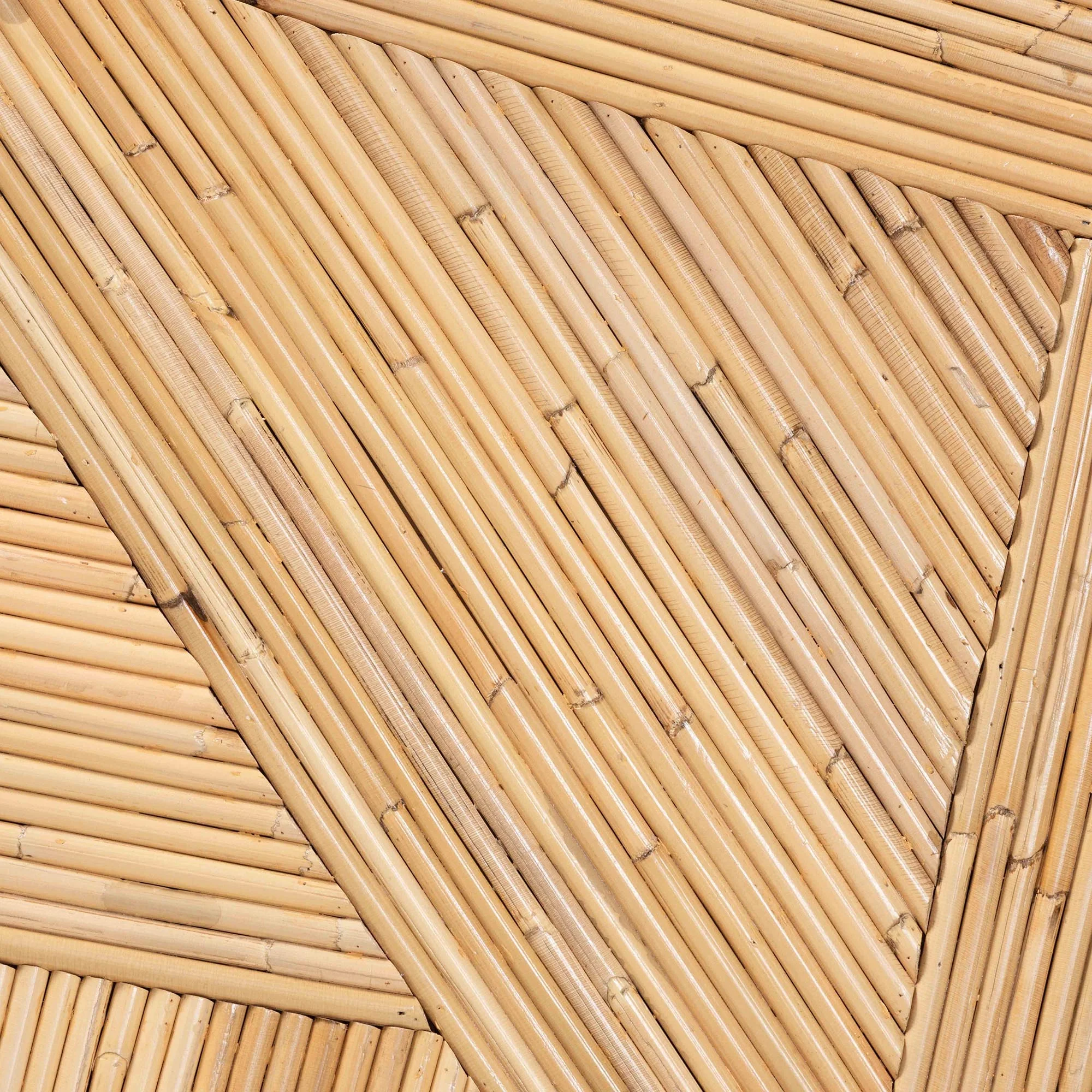 Baxton Studio bali & pari Iryna Modern Bohemian Natural Rattan End Table - Image 7
