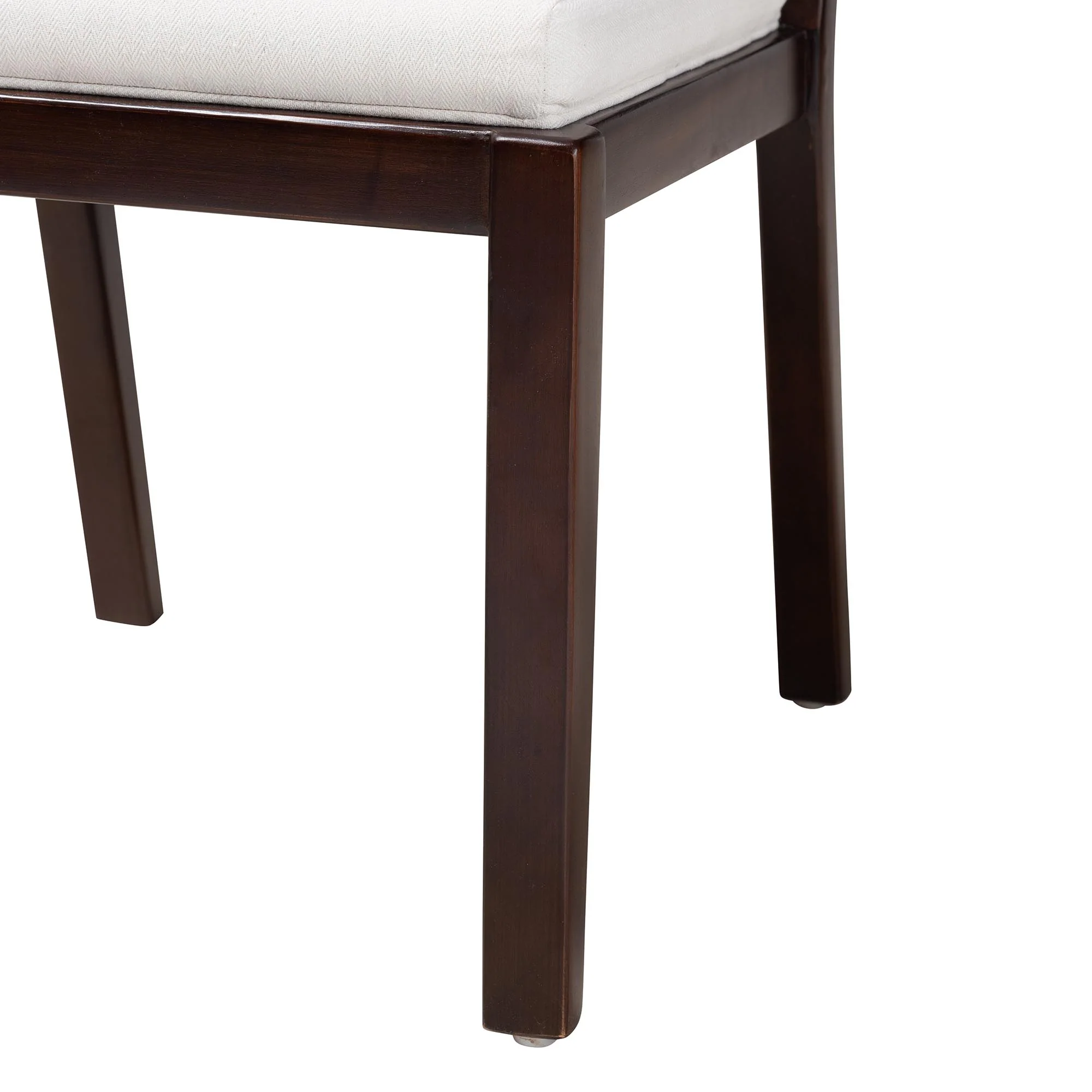 Baxton Studio bali & pari Joana Modern Bohemian Dark Brown Mahogany Wood and Natural Seagrass Dining Side Chair - Image 7
