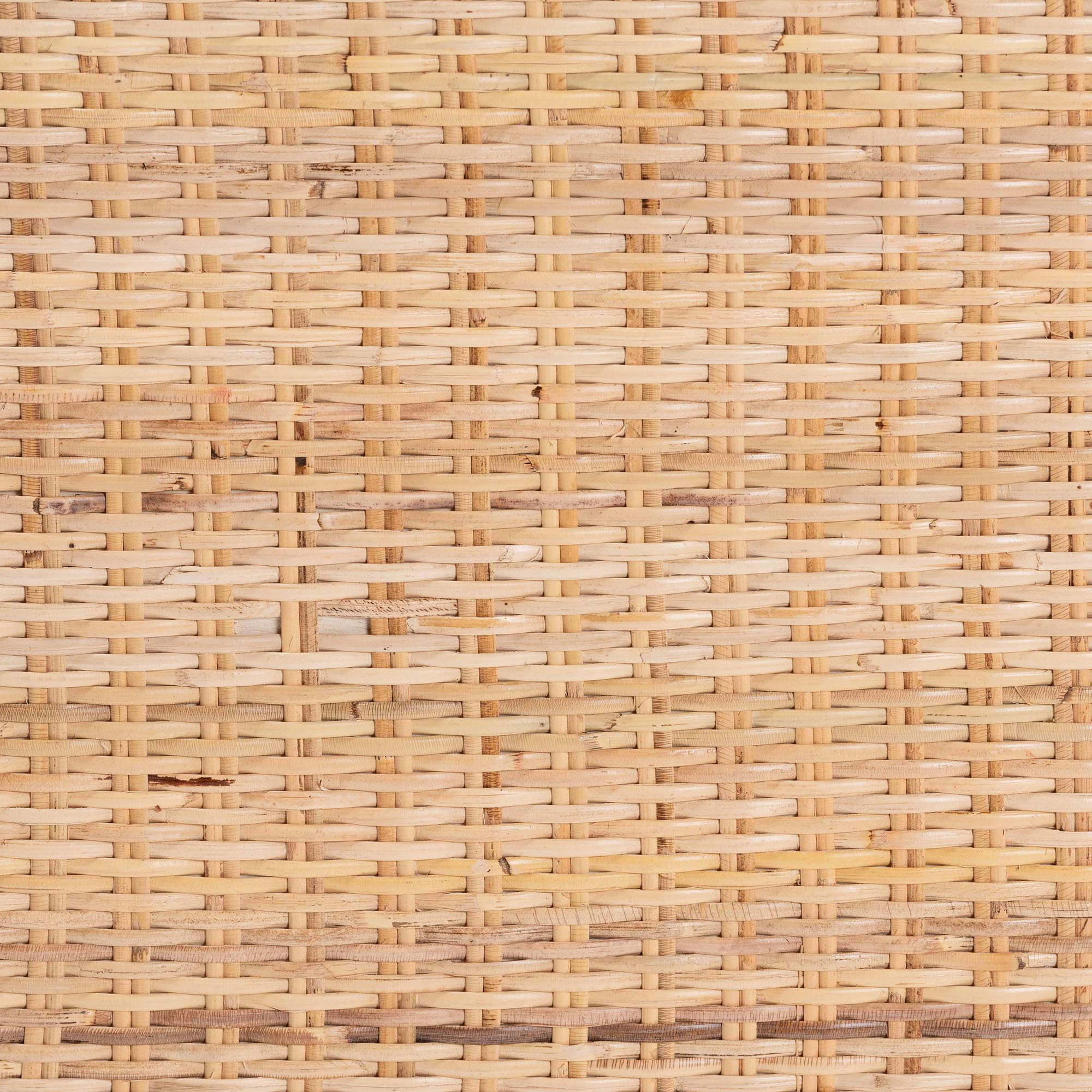 Baxton Studio bali & pari Kalimantan Bohemian Light Honey Rattan and Acacia Wood Console Table - Image 9