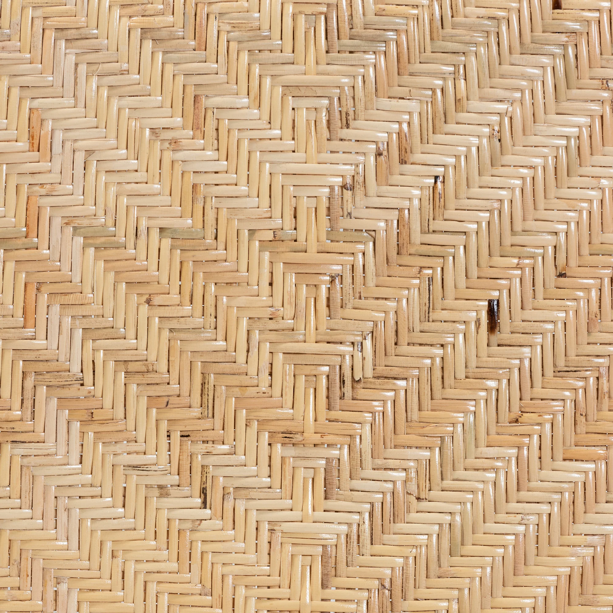 Baxton Studio bali & pari Kobe Mid-Century Modern Natural Brown Finished Wood and Rattan Dining Chair - Image 8