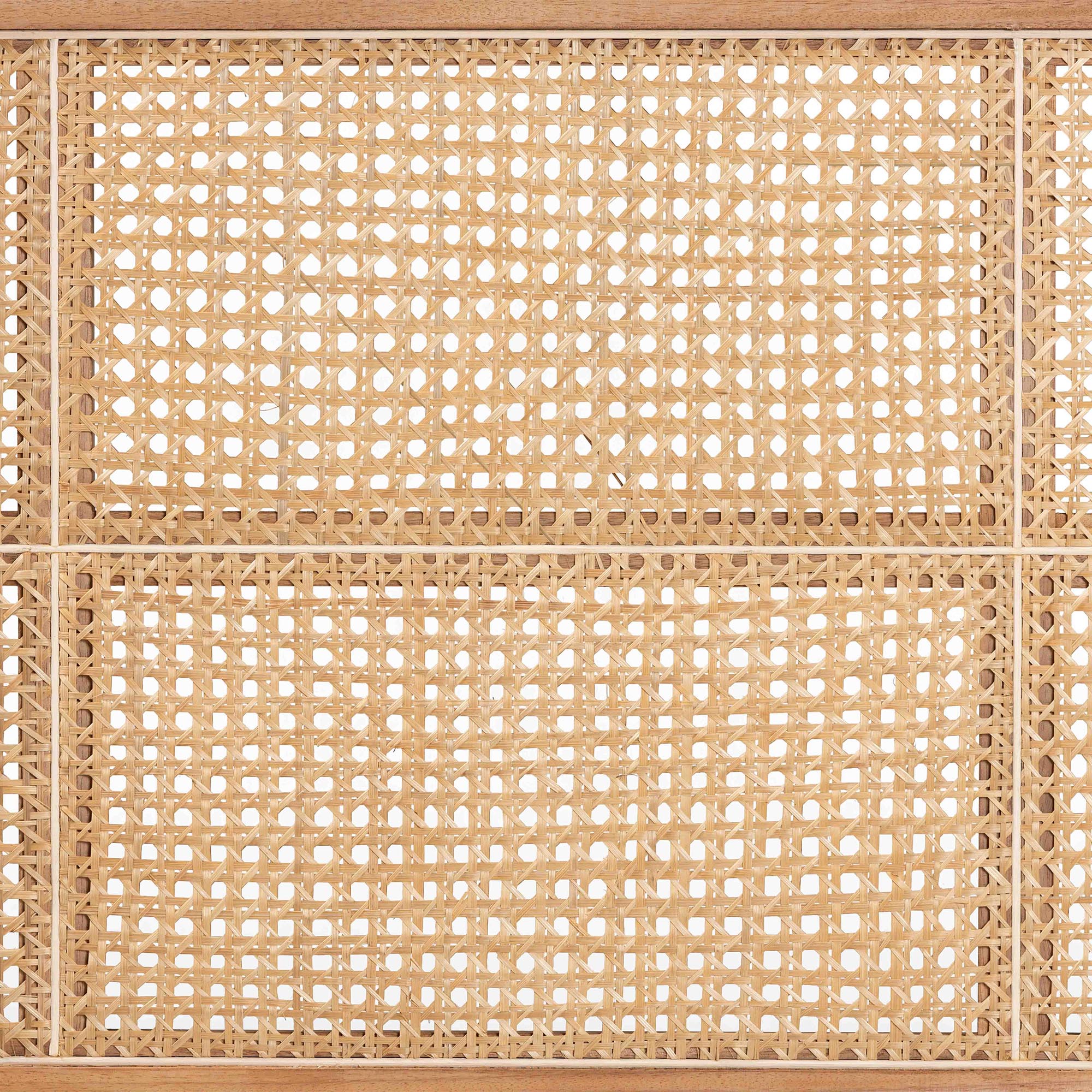Baxton Studio bali & pari Lainer Modern Bohemian Black Finished Bayur Wood and Natural Bamboo Queen Size Headboard - Image 21
