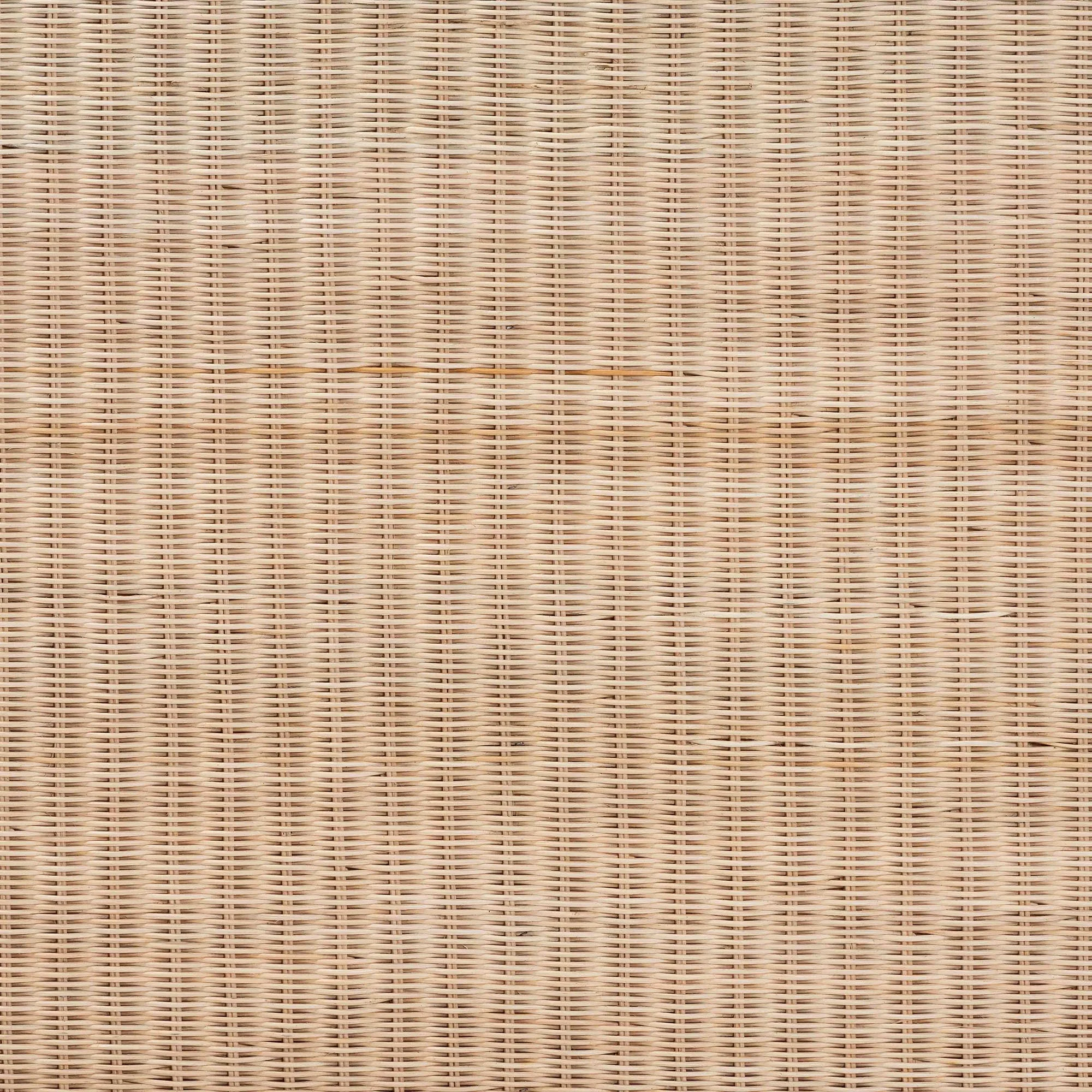 Baxton Studio bali & pari Lanica Japandi Sun Bleached Rattan King Size Standalone Headboard - Image 6