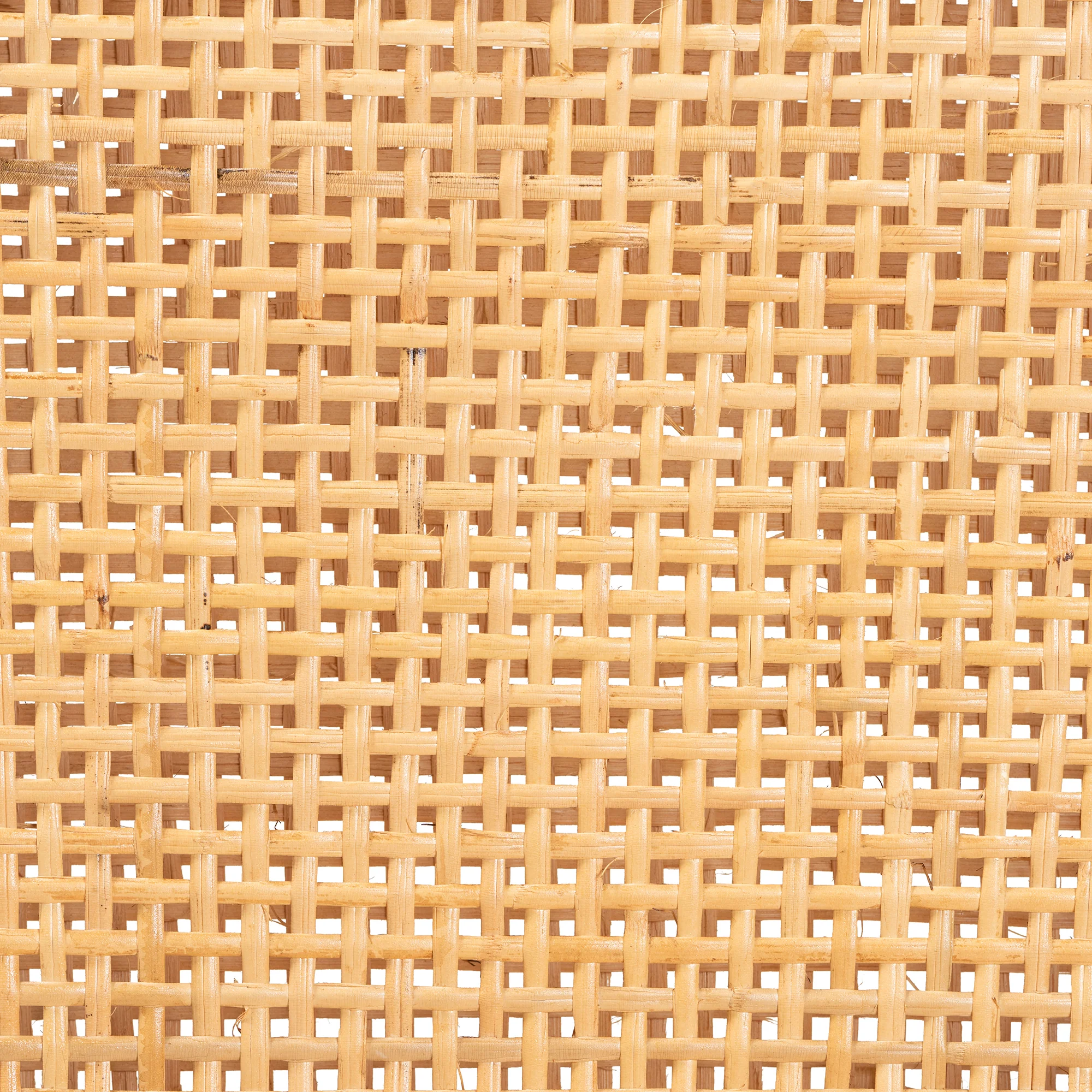 Baxton Studio bali & pari Lingga Modern Bohemian Dark Brown Mahogany Wood and Natural Rattan Dining Chair - Image 10