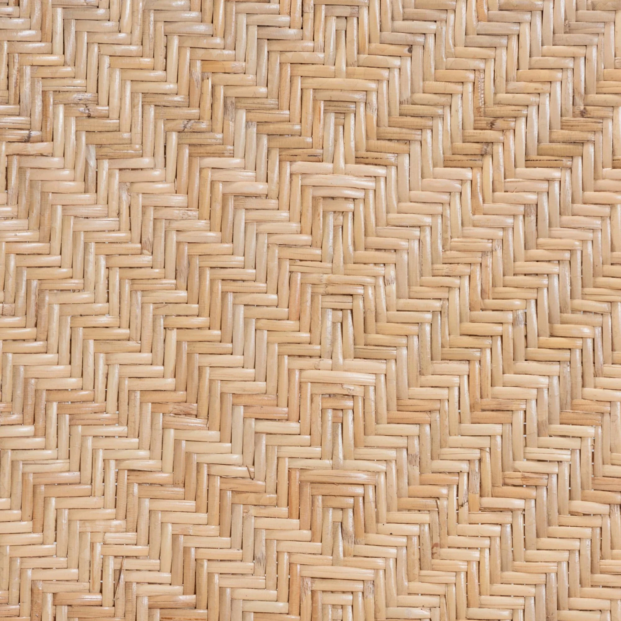 Baxton Studio bali & pari Lisa Modern Bohemian Natural Brown Rattan and Black Metal Dining Chair - Image 8