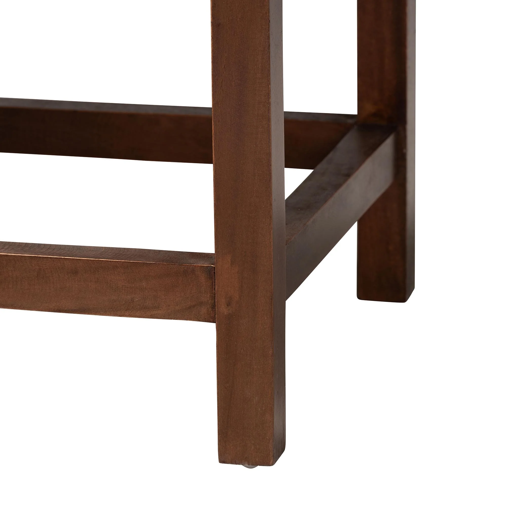 Baxton Studio bali & pari Liza Bohemian Natural Seagrass and Wood Accent Bench - Image 6