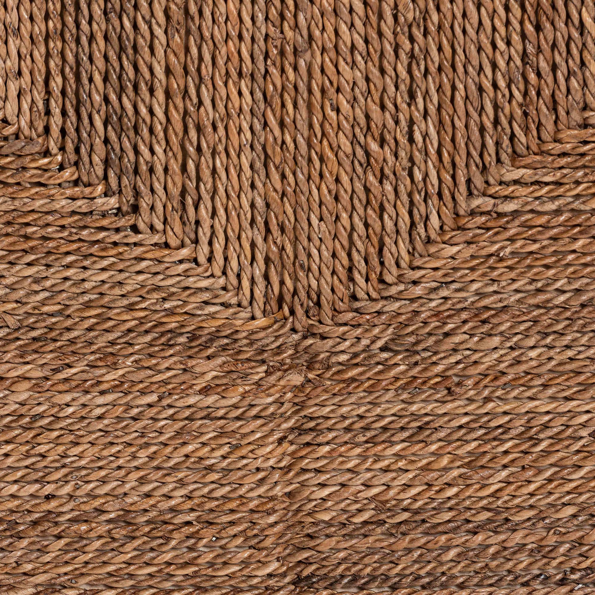 Baxton Studio bali & pari Liza Bohemian Natural Seagrass End Table - Image 9