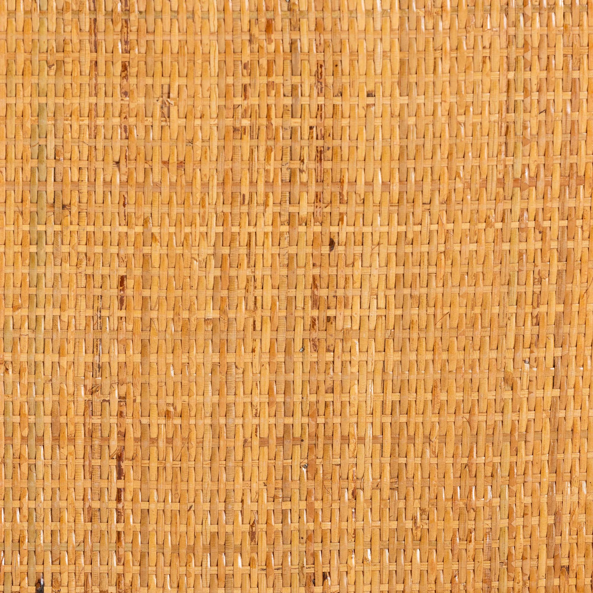 Baxton Studio bali & pari Savitri Modern Bohemian Natural Rattan 2-Tier Console Table - Image 7