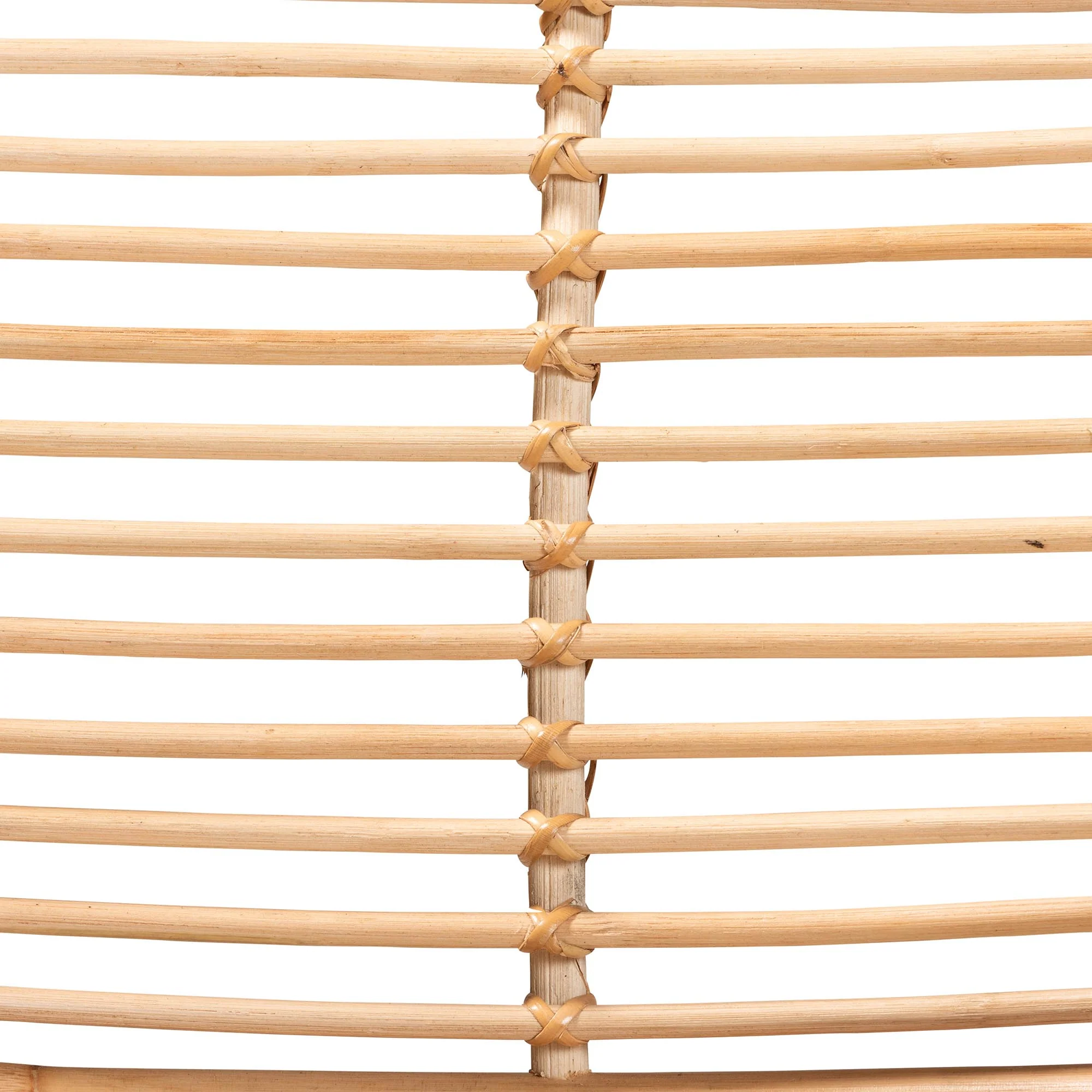 Baxton Studio bali & pari Seminyak Modern Bohemian Natural Rattan Lounge Chair - Image 10