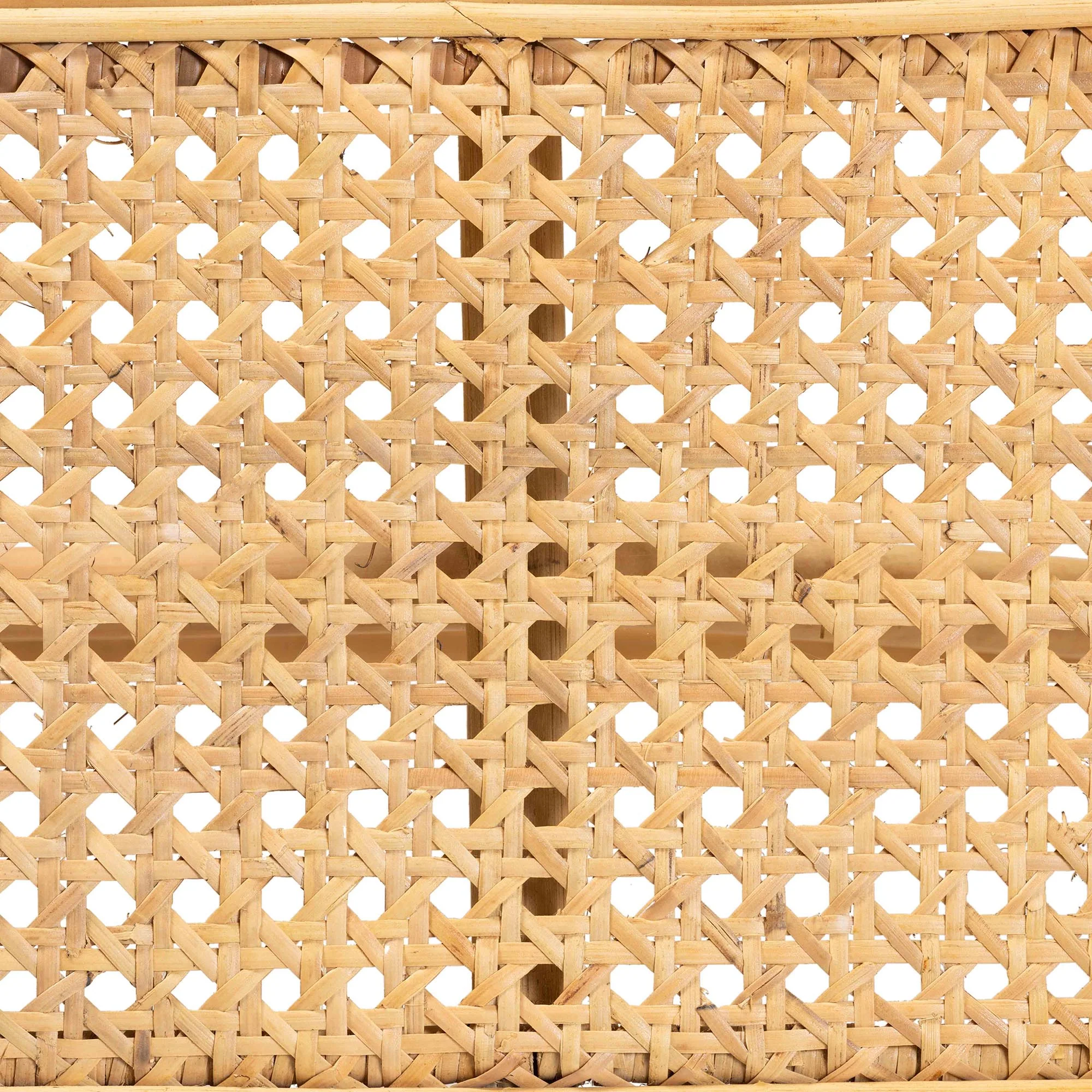 Baxton Studio bali & pari Septa Modern Bohemian Natural Brown Rattan Accent Bench - Image 7