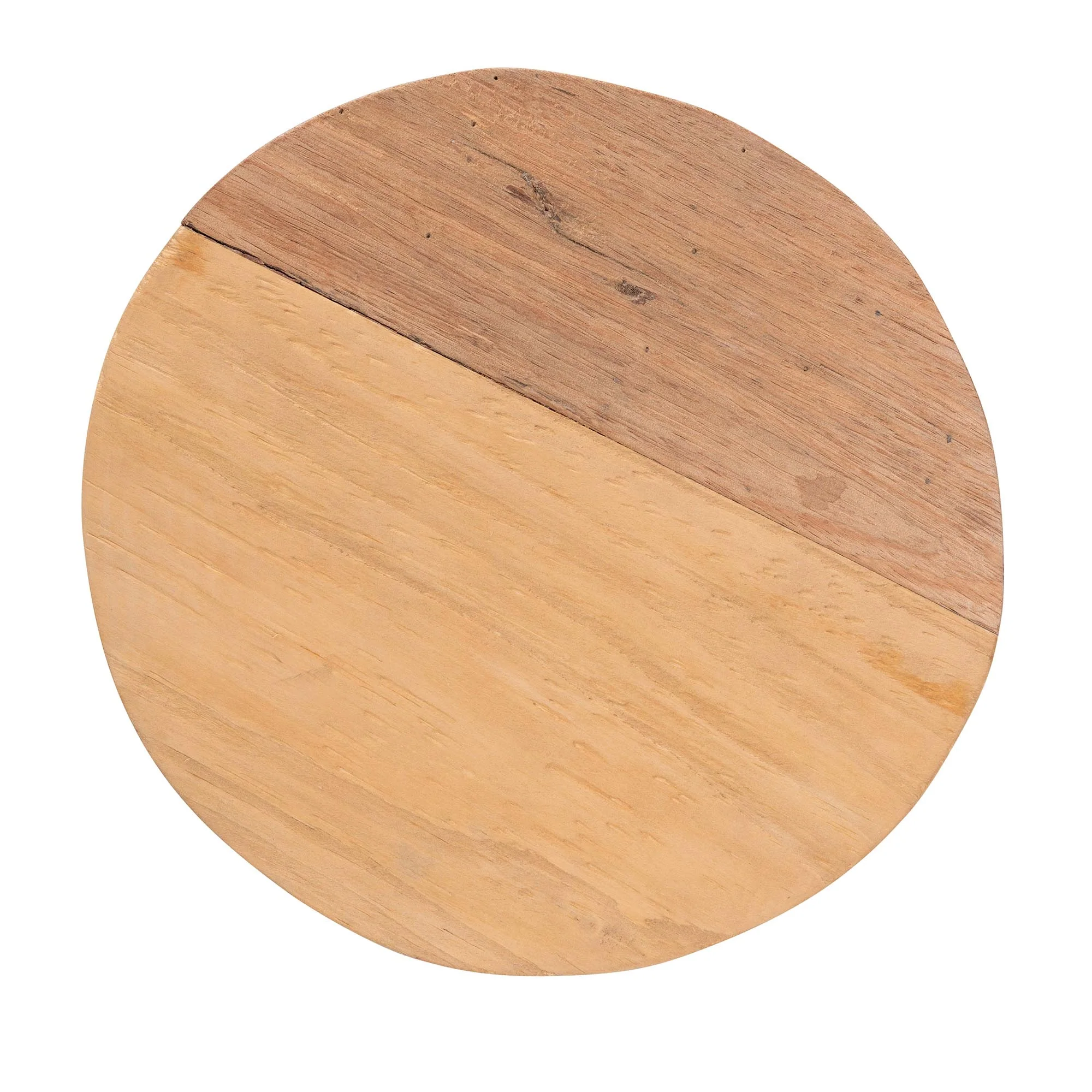 Baxton Studio bali & pari Terah Mid-Century Modern Natural Brown Teak Wood Ottoman Footstool - Image 6