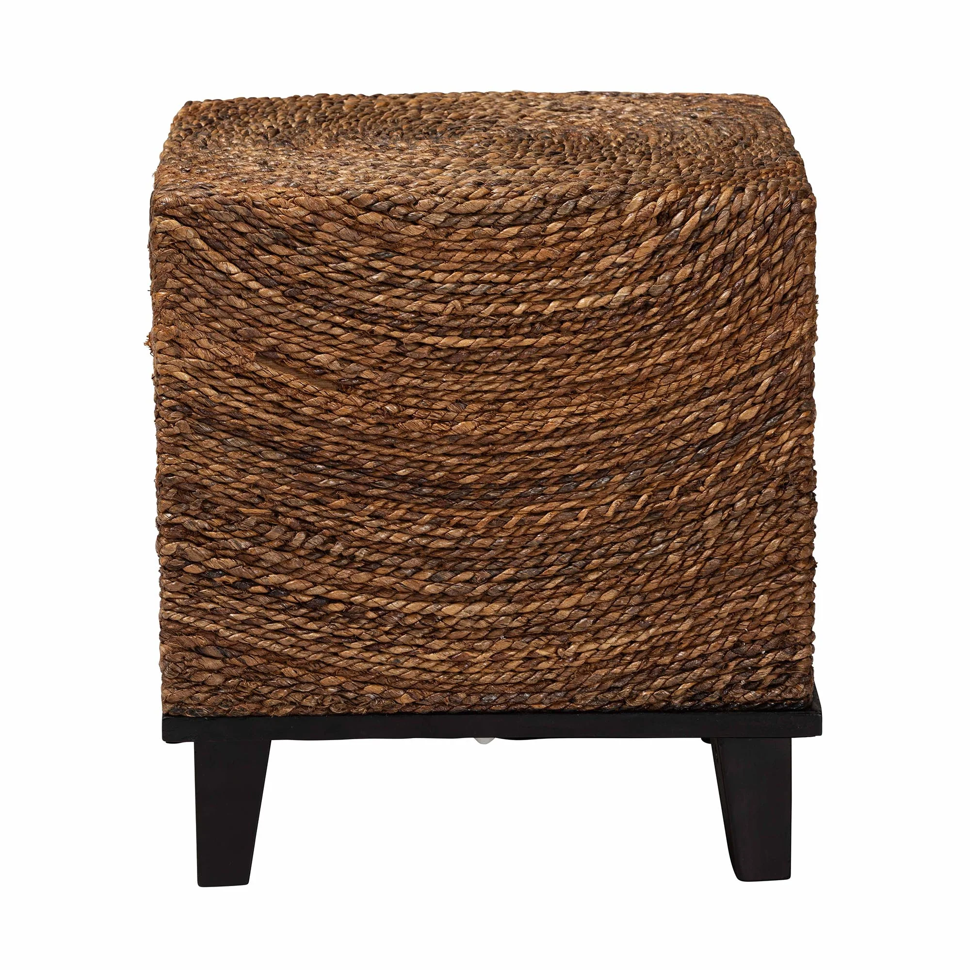 Baxton Studio bali & pari Verino Bohemian Natural Seagrass End Table - Image 5