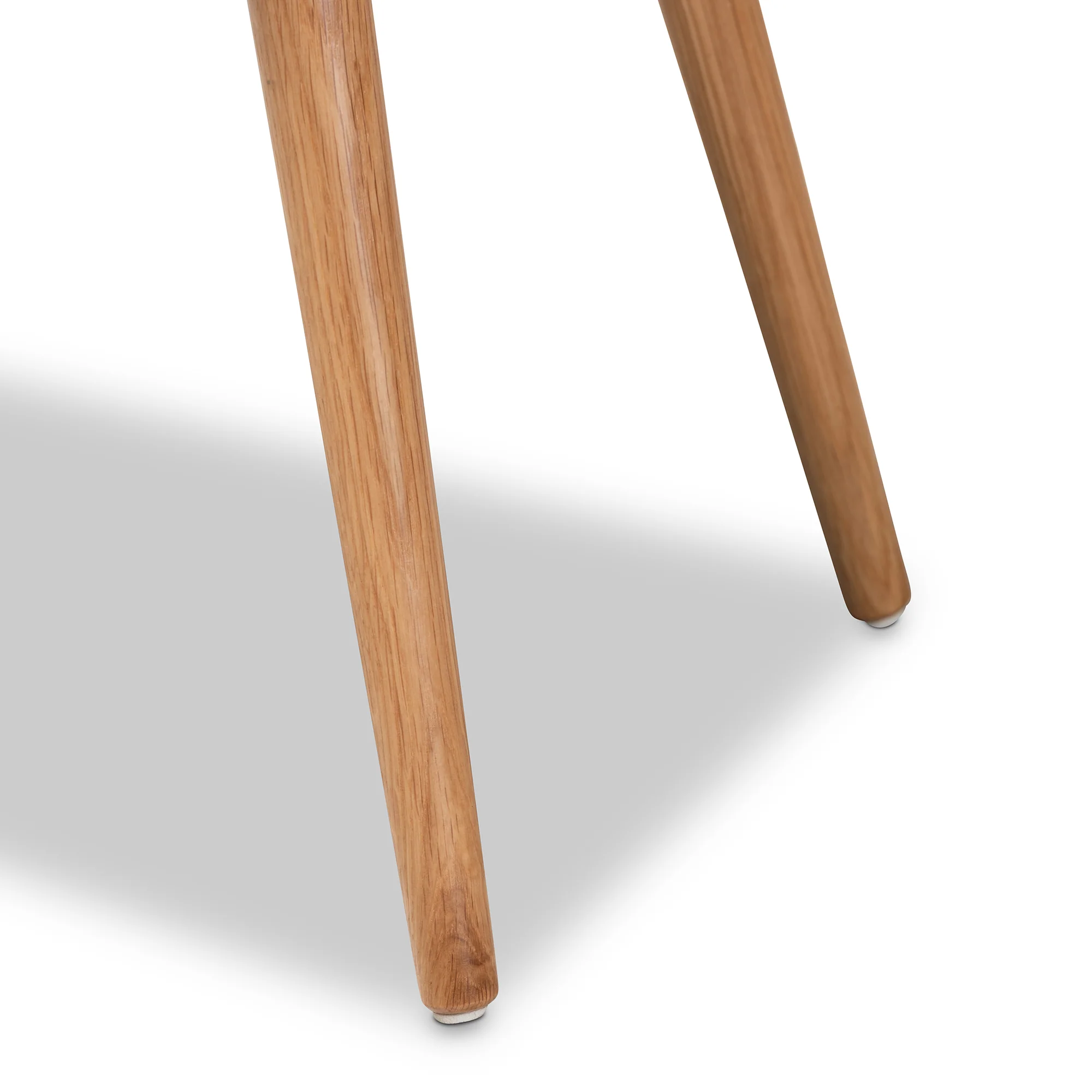 Baxton Studio Banner Mid-Century Modern Light Brown Fabric Upholstered and Oak Brown Finished Wood Accent Bench - Image 8