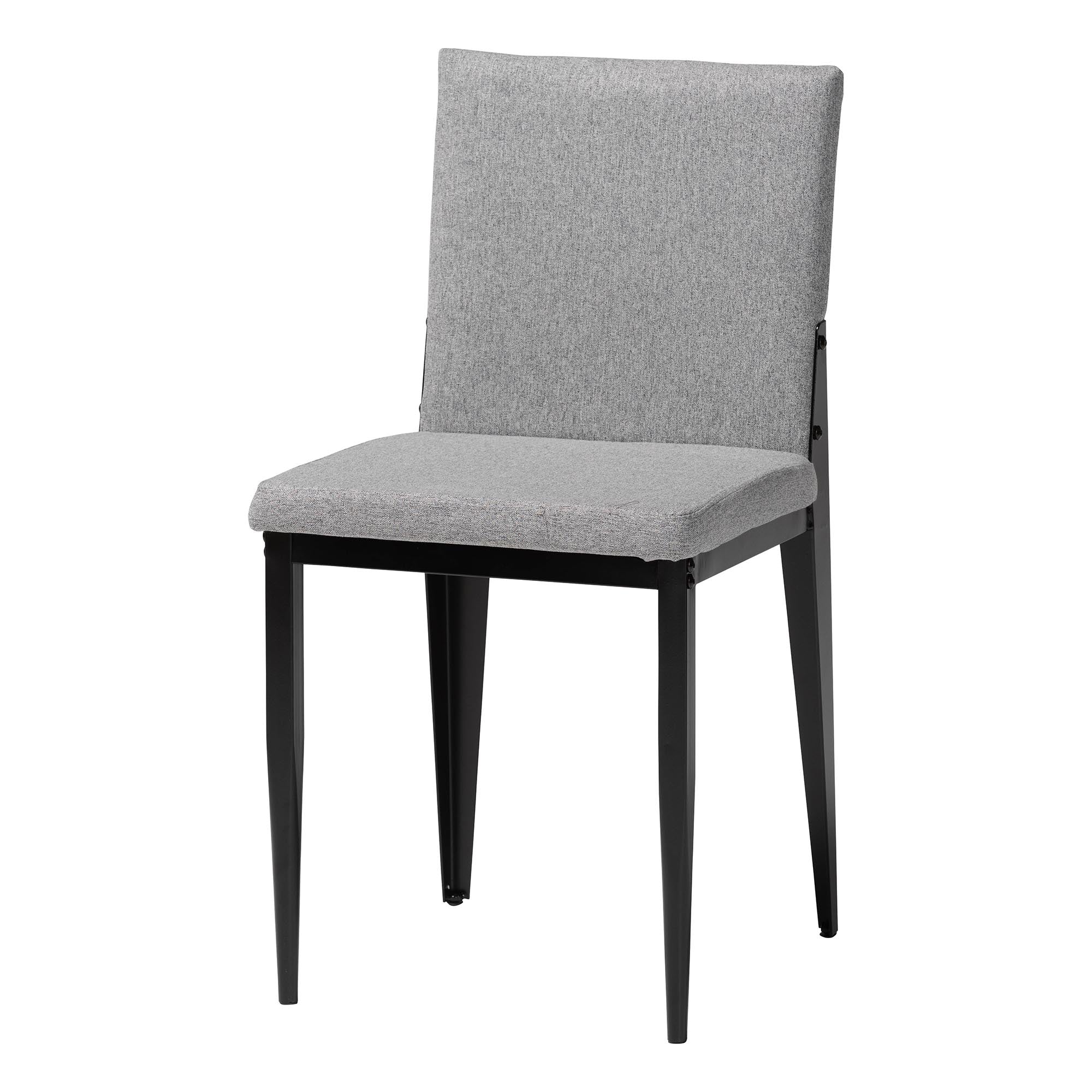 Baxton Studio Bishop Industrial Beige Fabric and Metal Dining Chair - Image 17