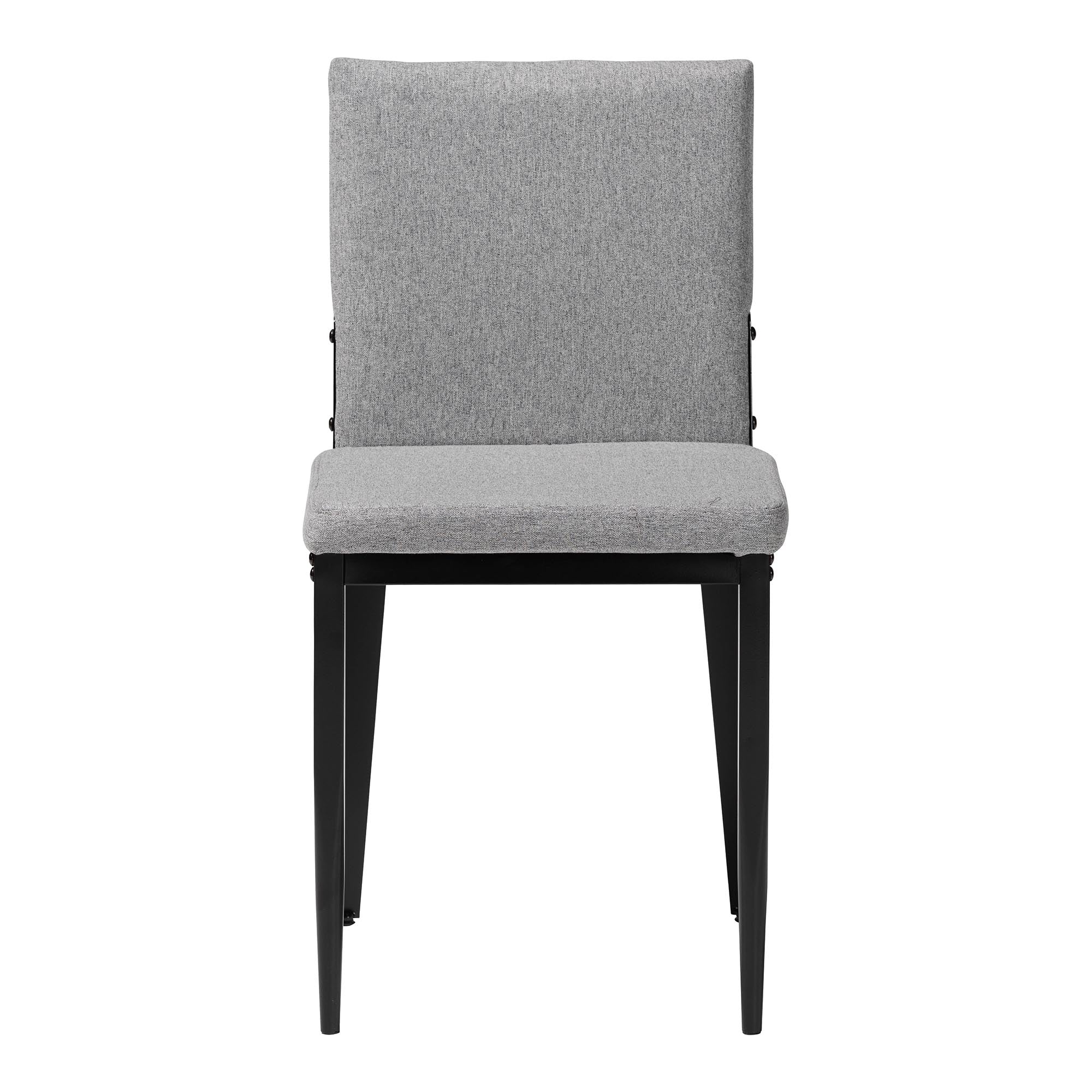 Baxton Studio Bishop Industrial Beige Fabric and Metal Dining Chair - Image 18