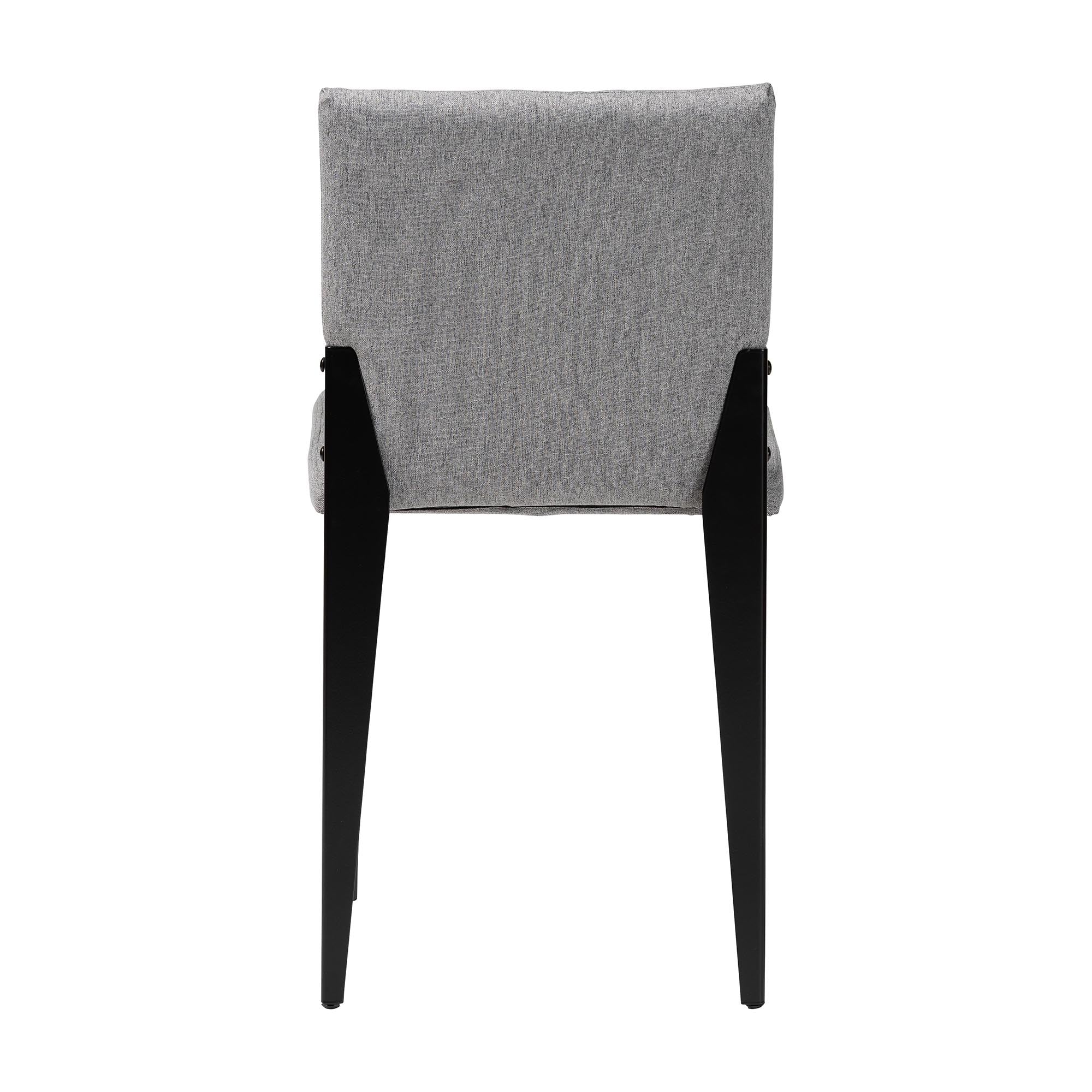 Baxton Studio Bishop Industrial Beige Fabric and Metal Dining Chair - Image 20