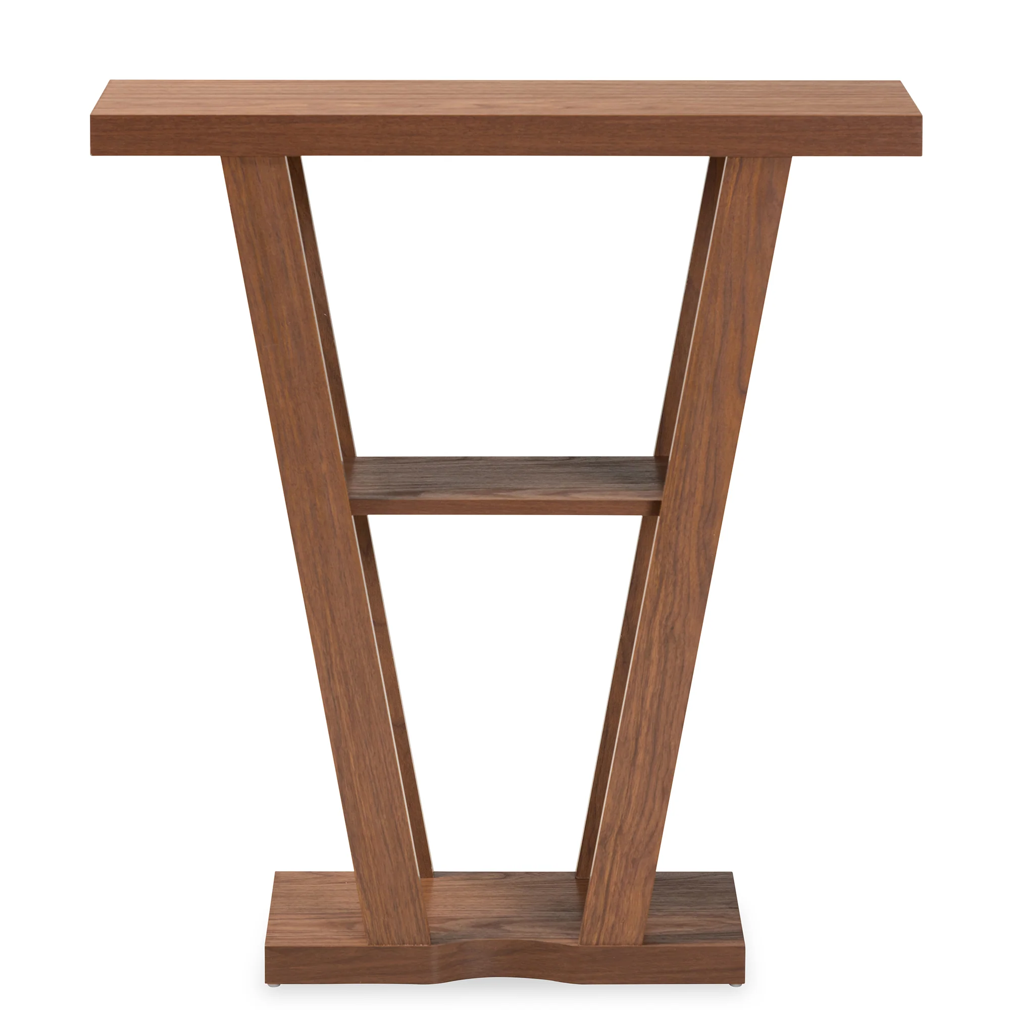 Baxton Studio Boone Modern and Contemporary Walnut Brown Finished Wood Console Table - Image 3