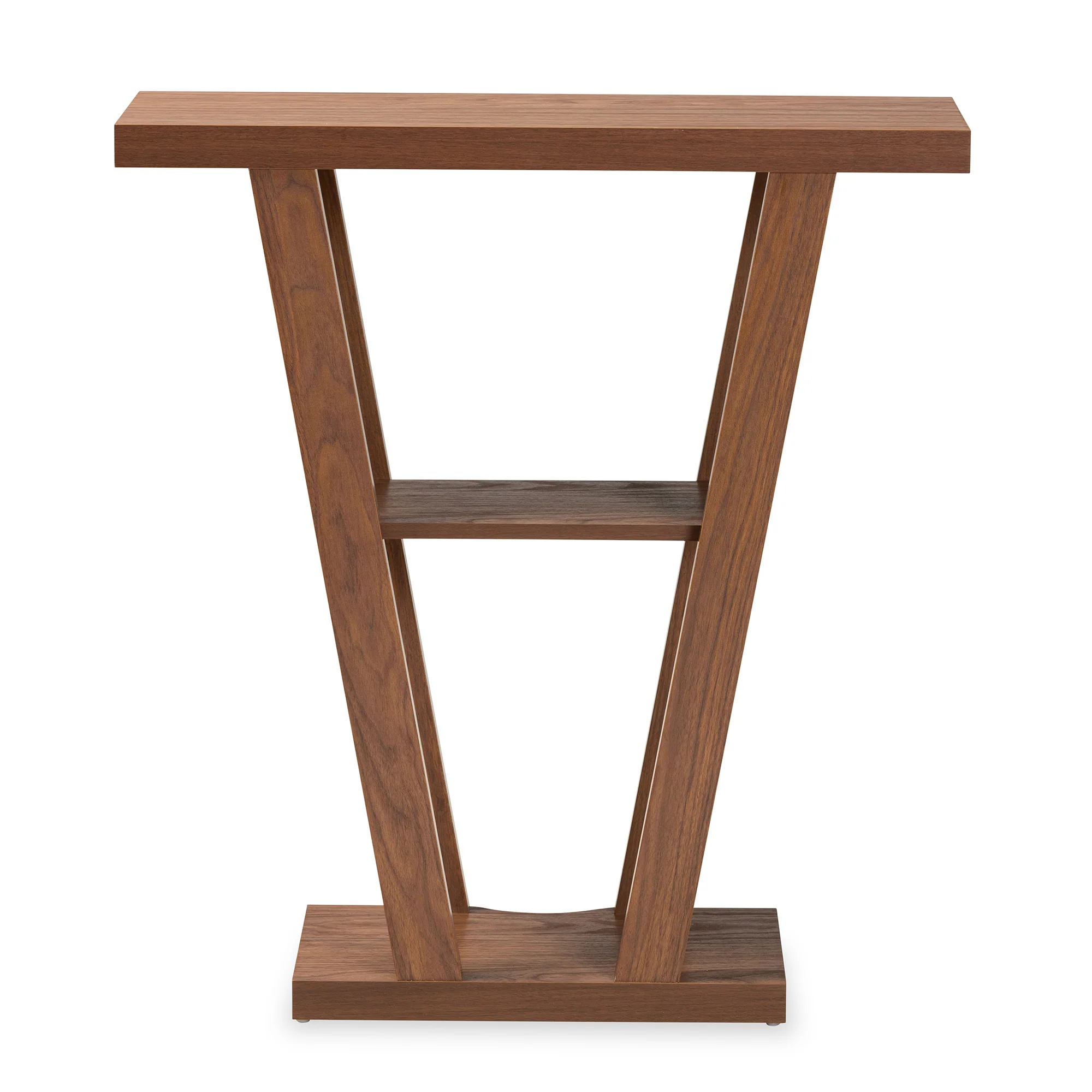 Baxton Studio Boone Modern and Contemporary Walnut Brown Finished Wood Console Table - Image 5