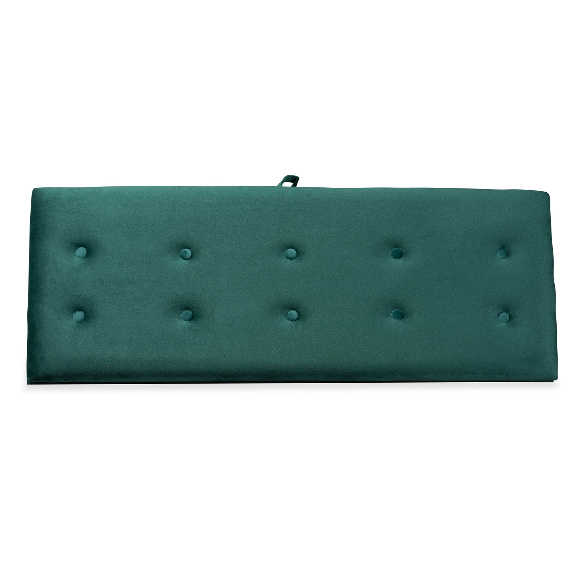 Baxton Studio Caine Modern and Contemporary Green Velvet Fabric Upholstered and Dark Brown Finished Wood Storage Bench - Image 8