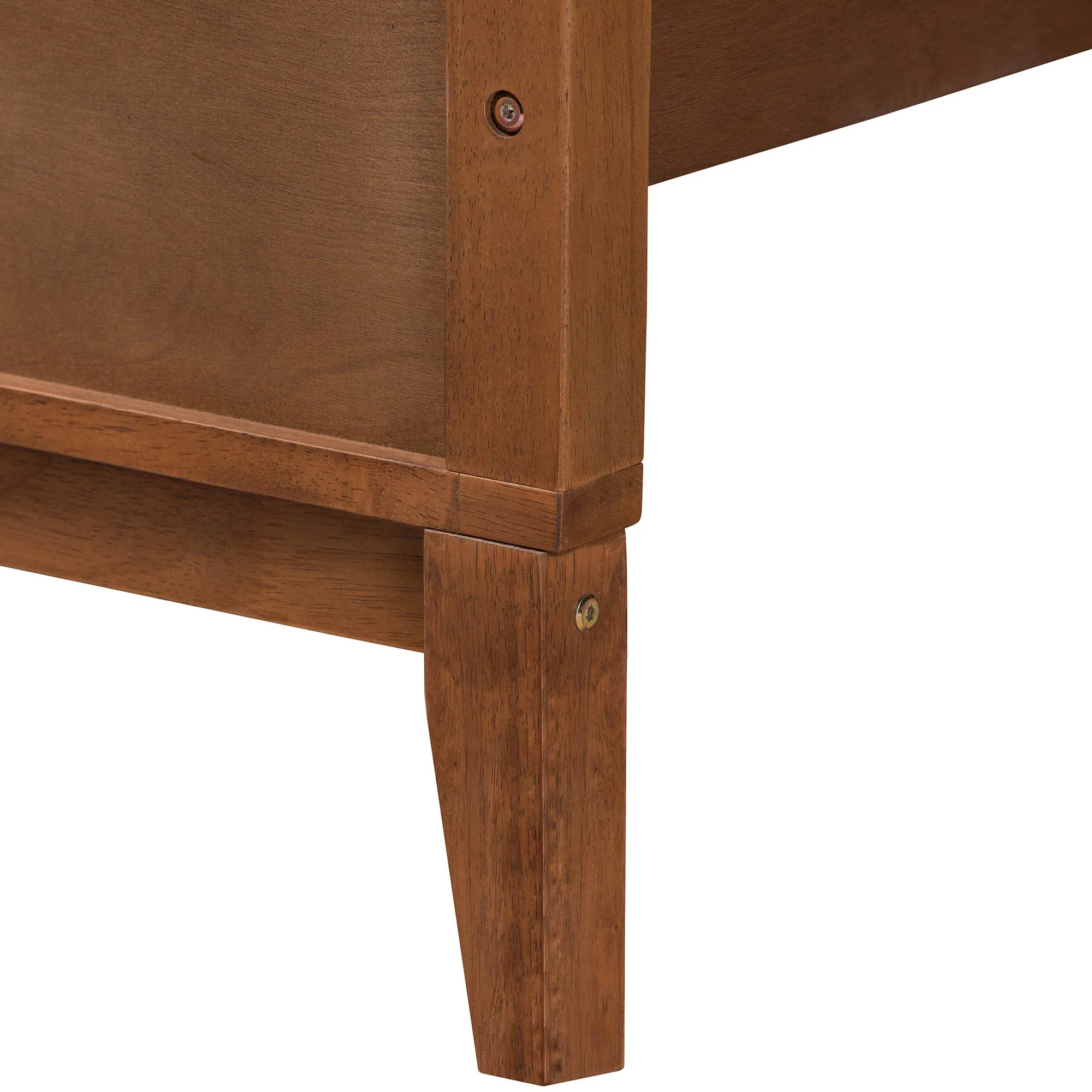 Baxton Studio Carver Classic Transitional Ash Walnut Finished Wood King Size Platform Bed - Image 6
