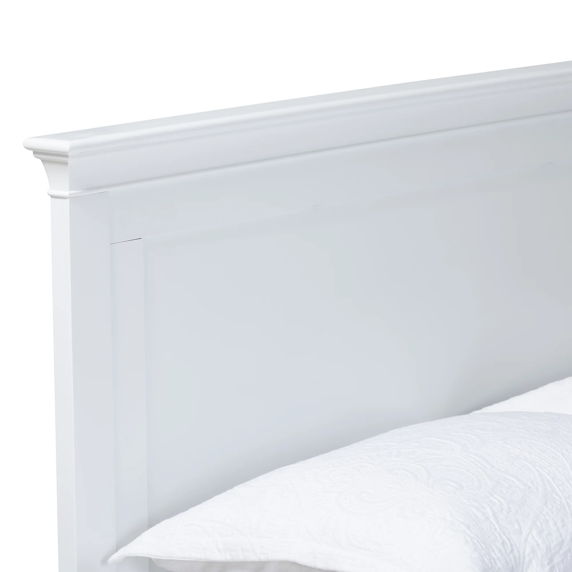 Baxton Studio Ceri Classic and Traditional White Finished Wood Full Size Daybed - Image 5