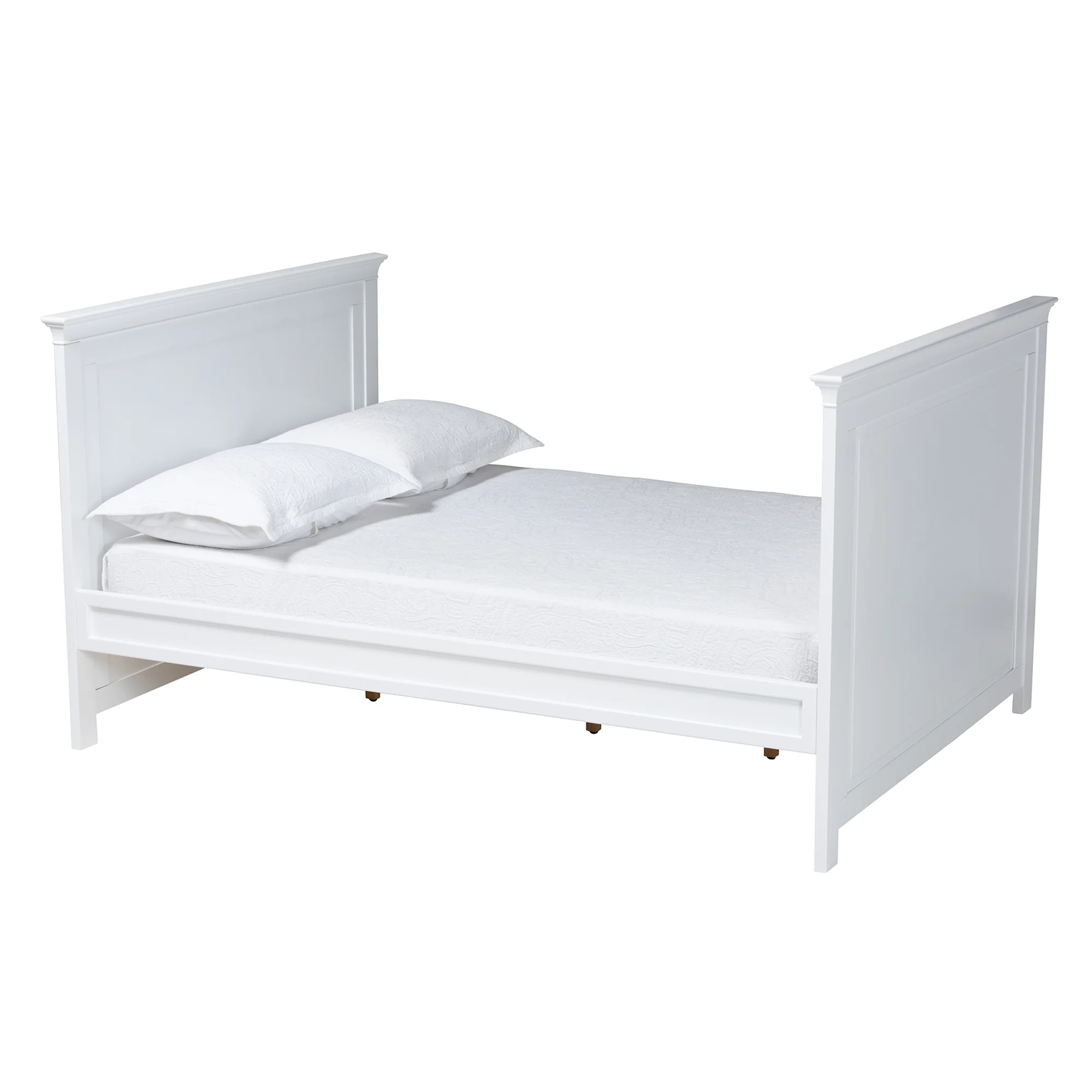 Baxton Studio Ceri Classic and Traditional White Finished Wood Twin Size Daybed - Image 2