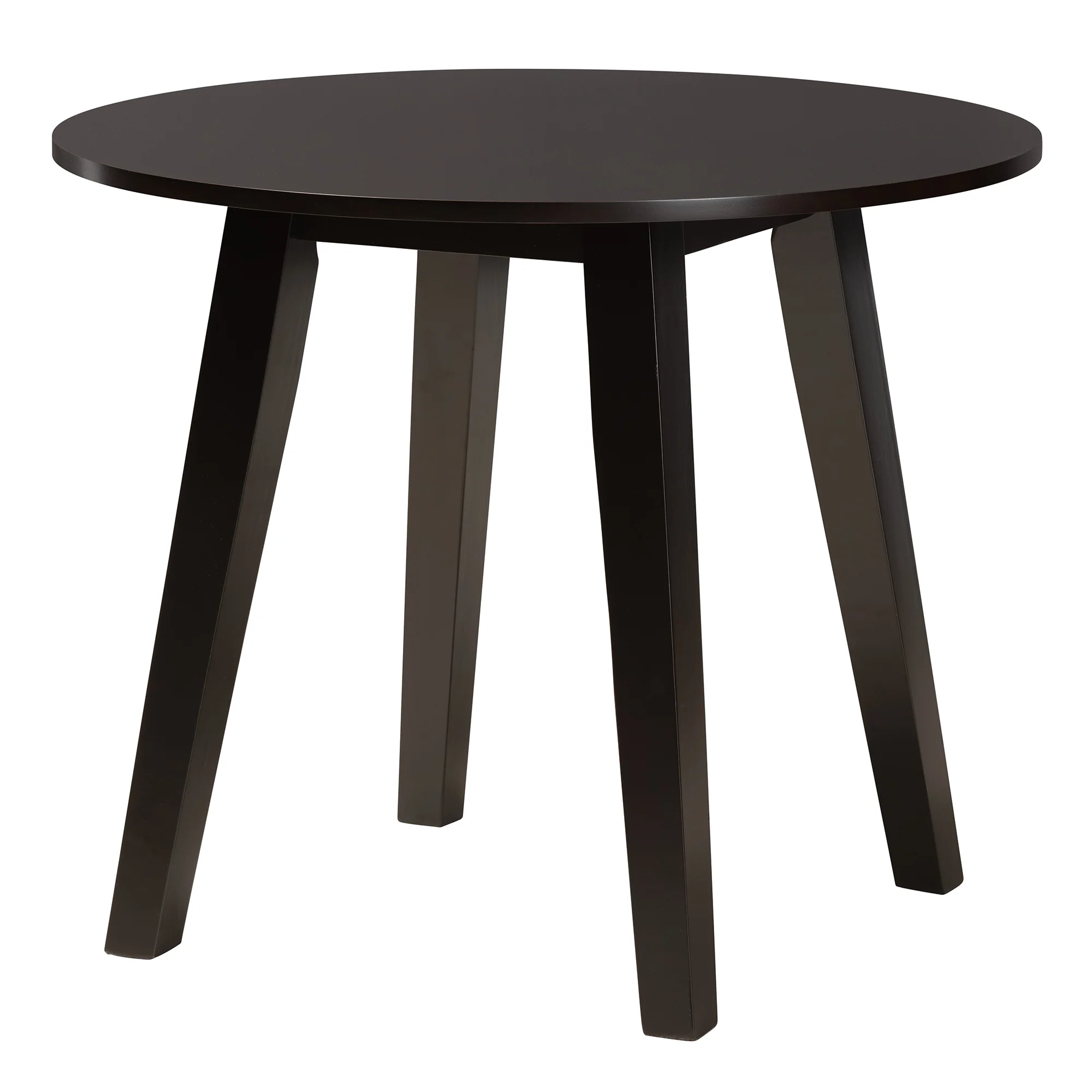 Baxton Studio Charlottle Modern Beige Fabric and Dark Brown Finished Wood 5-Piece Dining Set - Image 6
