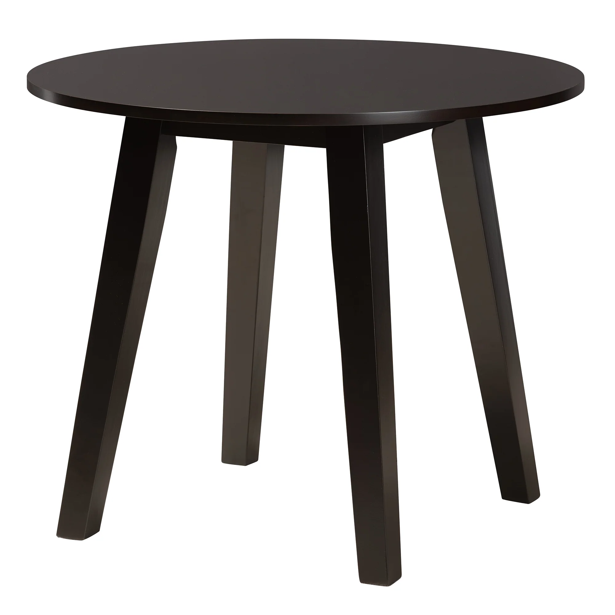 Baxton Studio Charlottle Modern Grey Fabric and Dark Brown Finished Wood 5-Piece Dining Set - Image 6