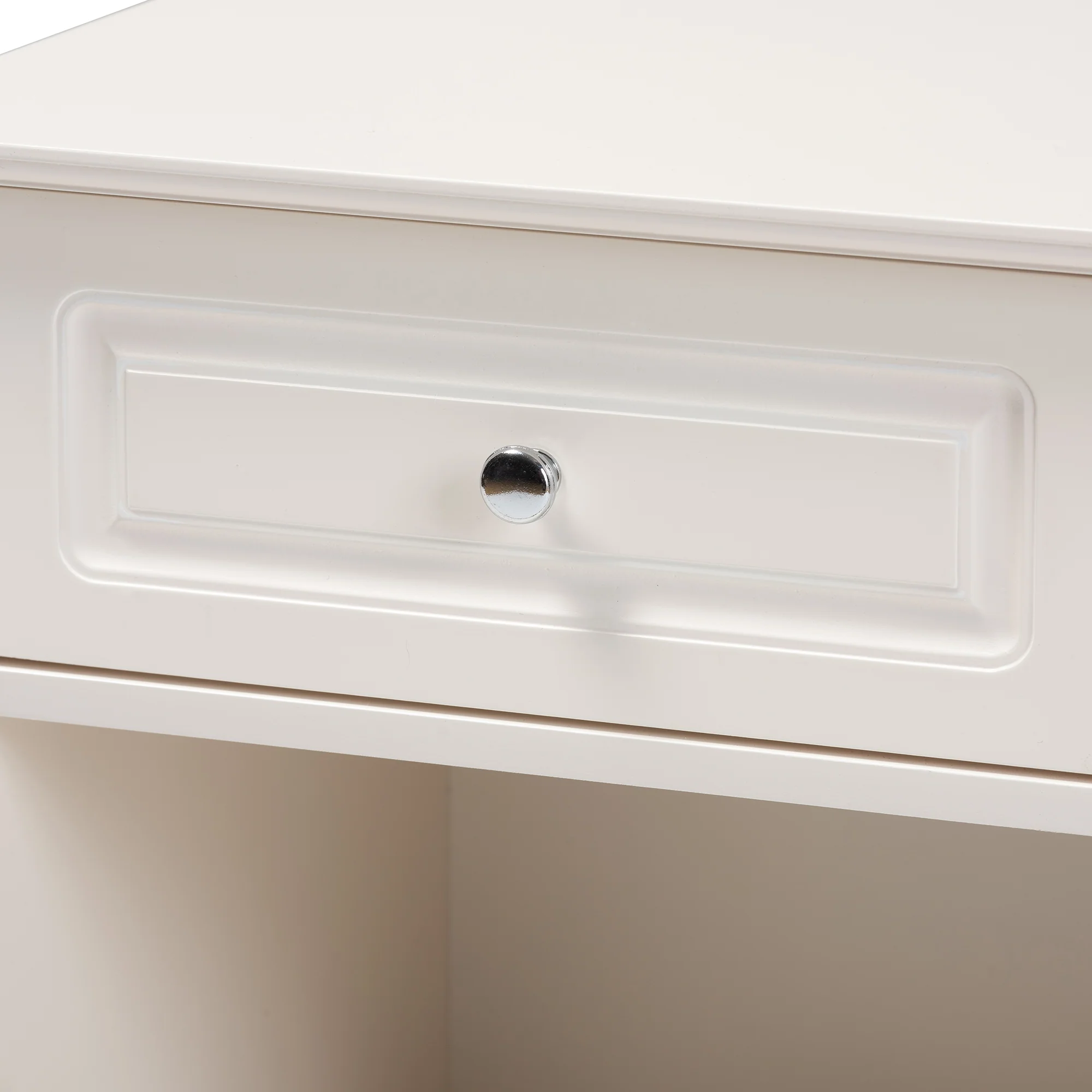 Baxton Studio Chase Modern Transitional Light Grey Finished 1-Drawer Wood End Table - Image 17