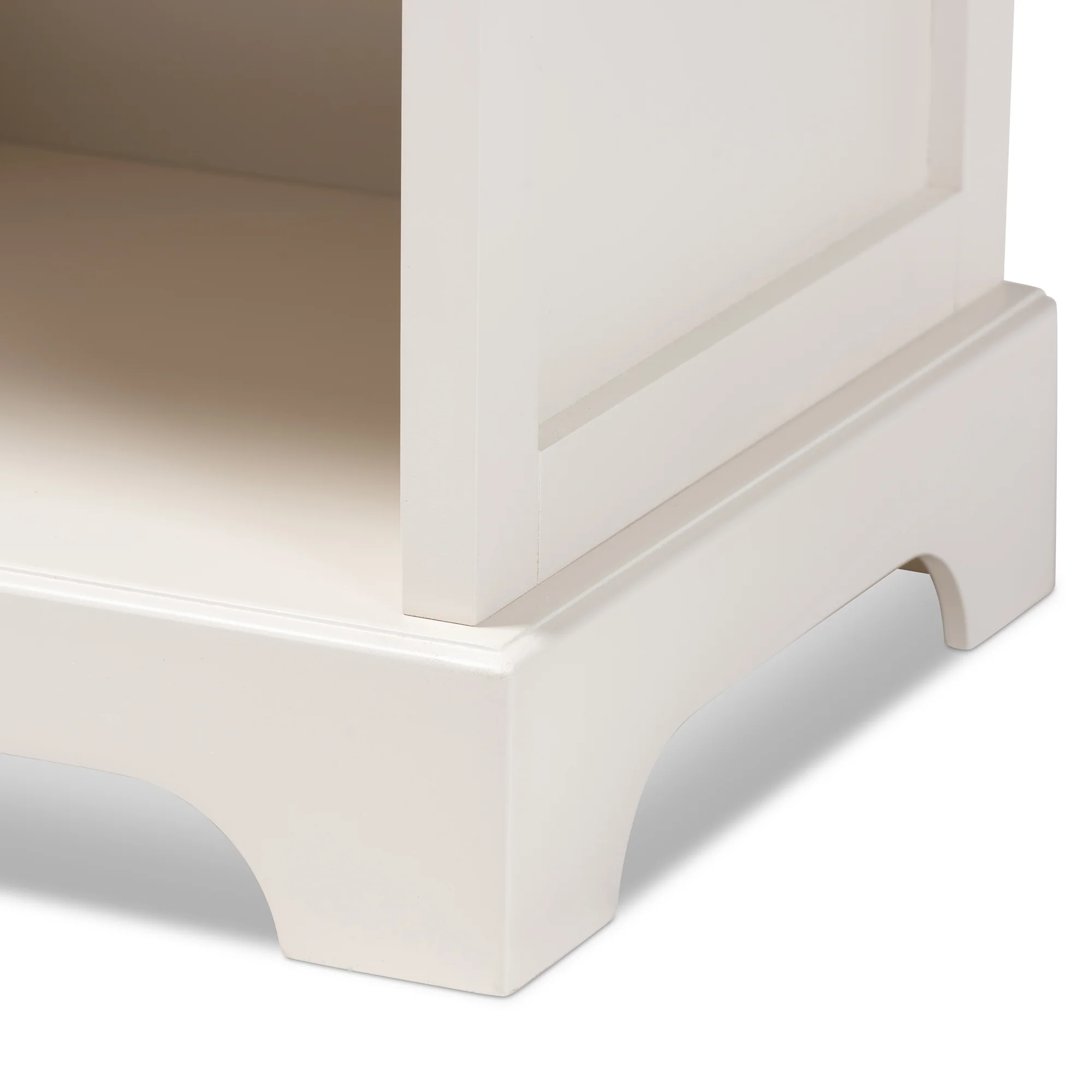 Baxton Studio Chase Modern Transitional Light Grey Finished 1-Drawer Wood End Table - Image 18