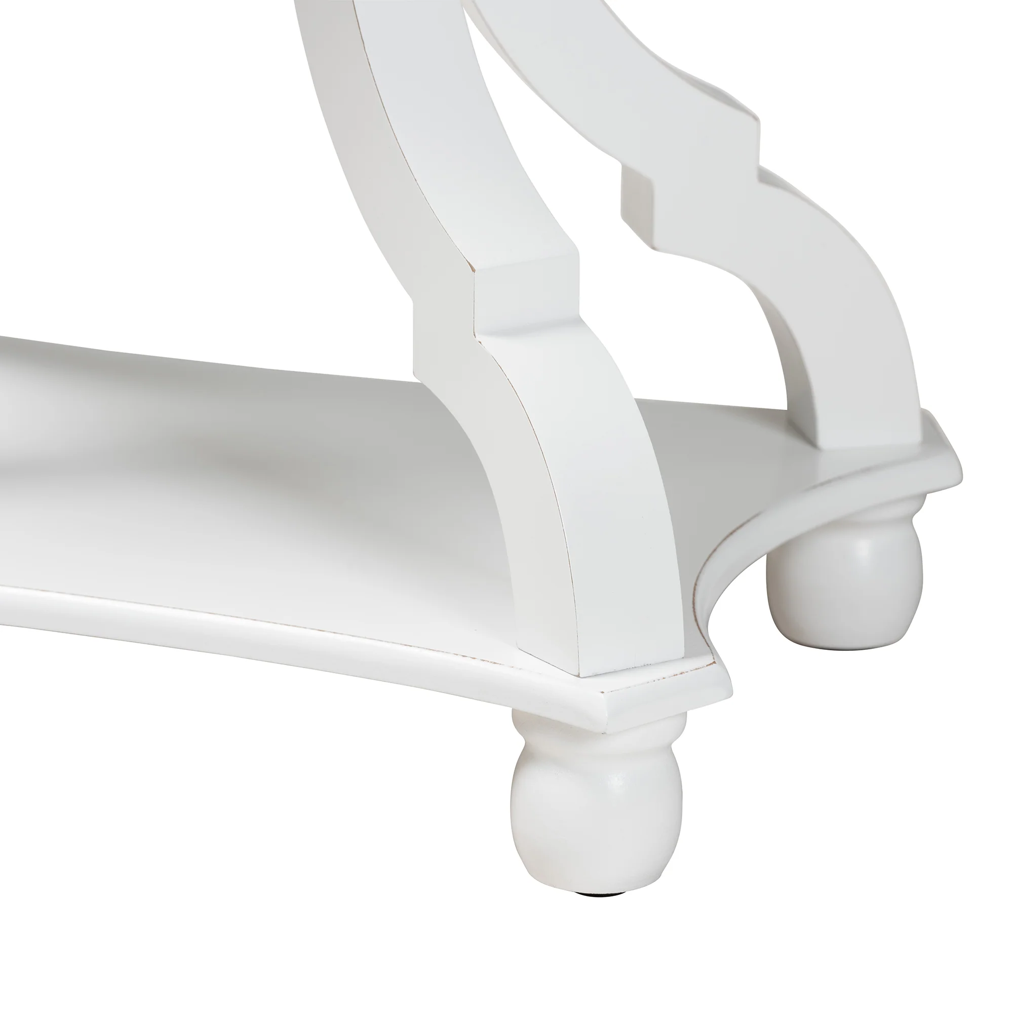 Baxton Studio Cianna Classic and Traditional White Wood End Table - Image 6