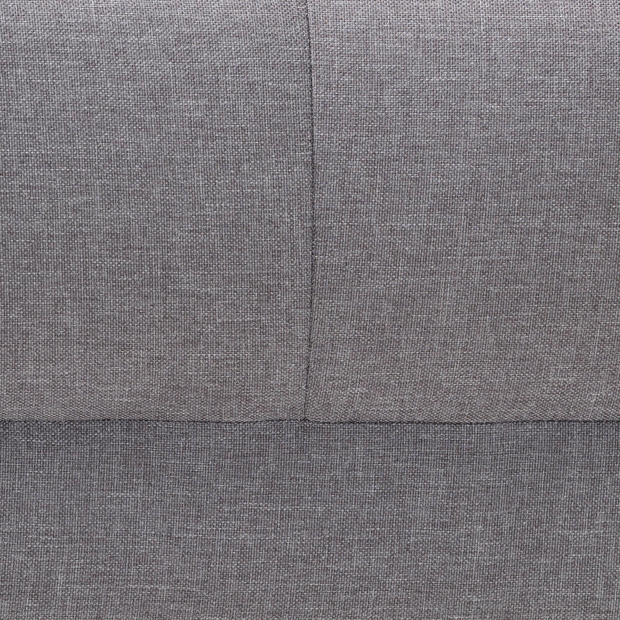 Baxton Studio Claire Contemporary Slate Fabric Upholstered Convertible Sleeper Sofa - Image 6