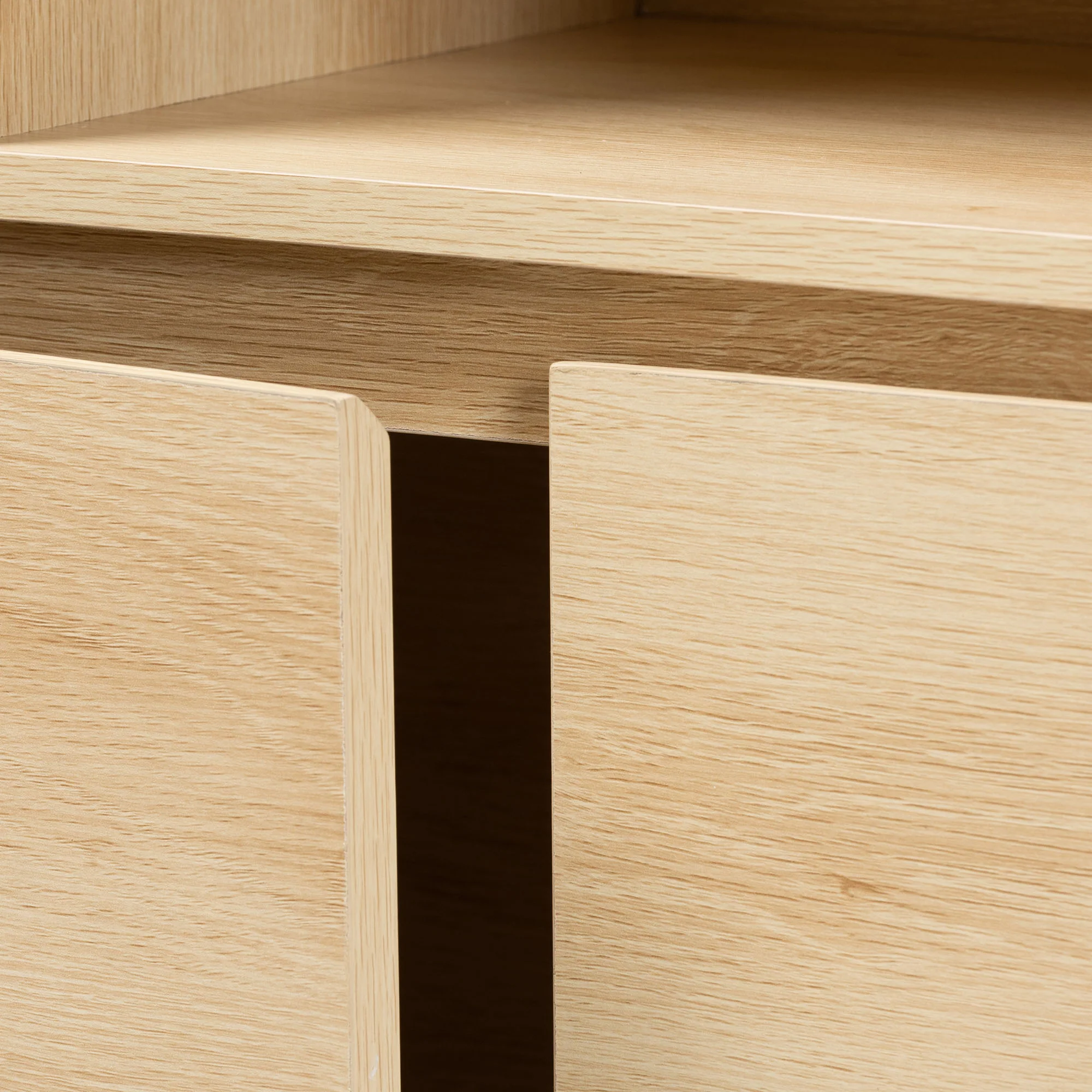 Baxton Studio Danina Japandi Oak Brown Finished Wood Bookshelf - Image 8