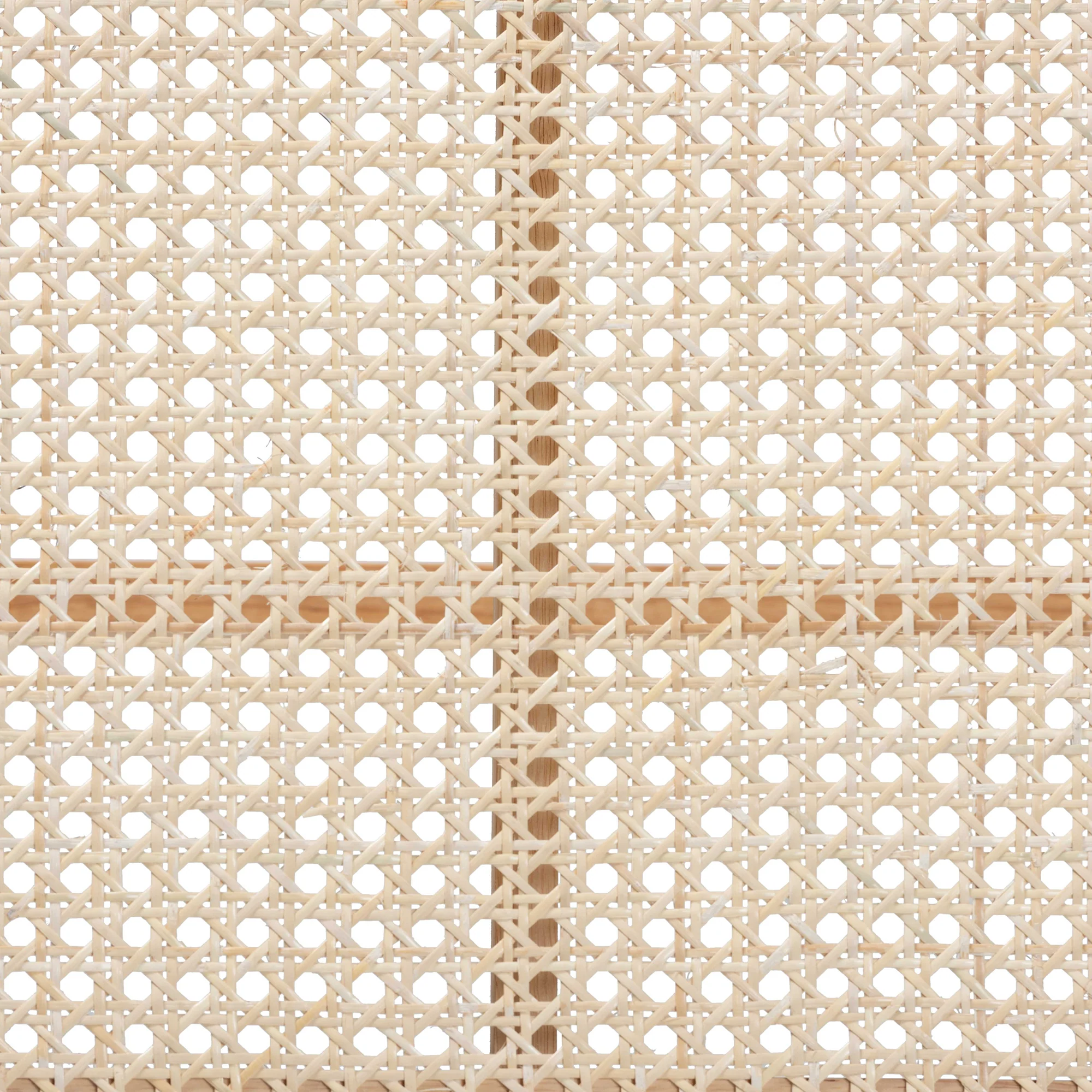 Baxton Studio Danyl Mid-Century Modern Oak Brown Finished Wood and Rattan Accent Bench - Image 7