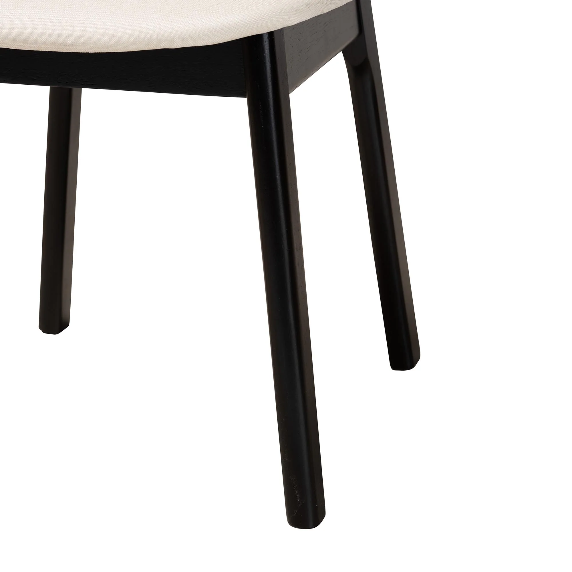 Baxton Studio Darrion Mid-Century Modern Grey Fabric and Natural Oak Finished Wood 2-Piece Dining Chair Set - Image 15