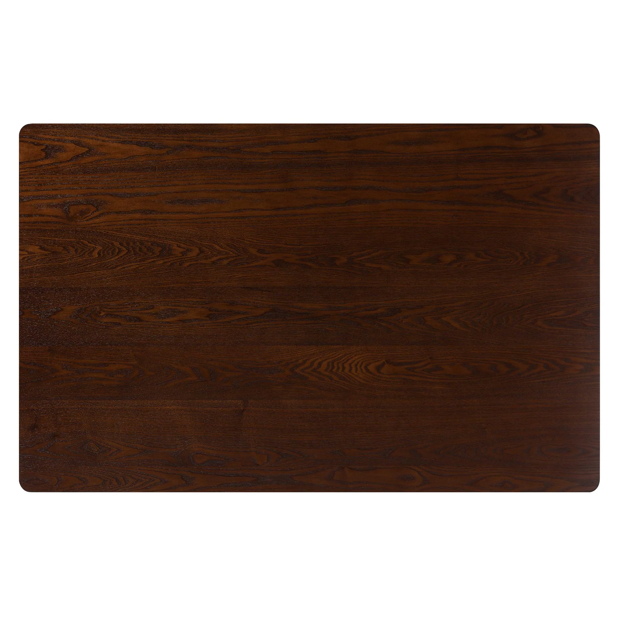 Baxton Studio Darrion Mid-Century Modern Grey Fabric and Walnut Brown Finished Wood 5-Piece Dining Set - Image 5