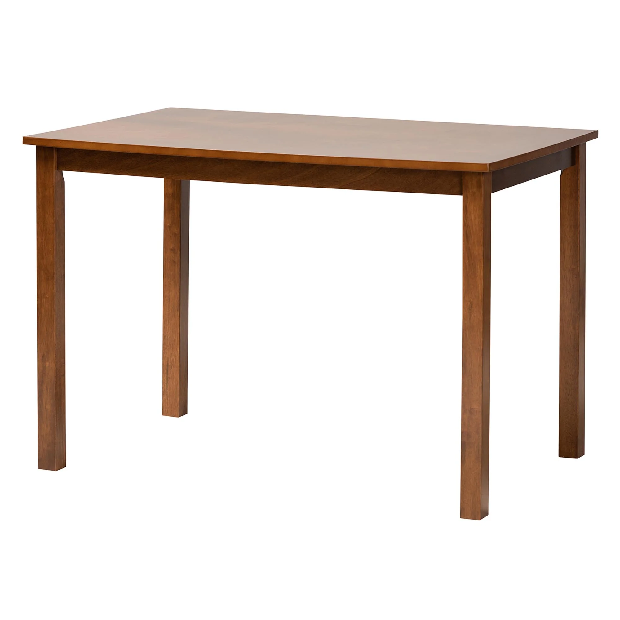 Baxton Studio Deanna Modern Beige Fabric and Dark Brown Finished Wood 5-Piece Dining Set - Image 26