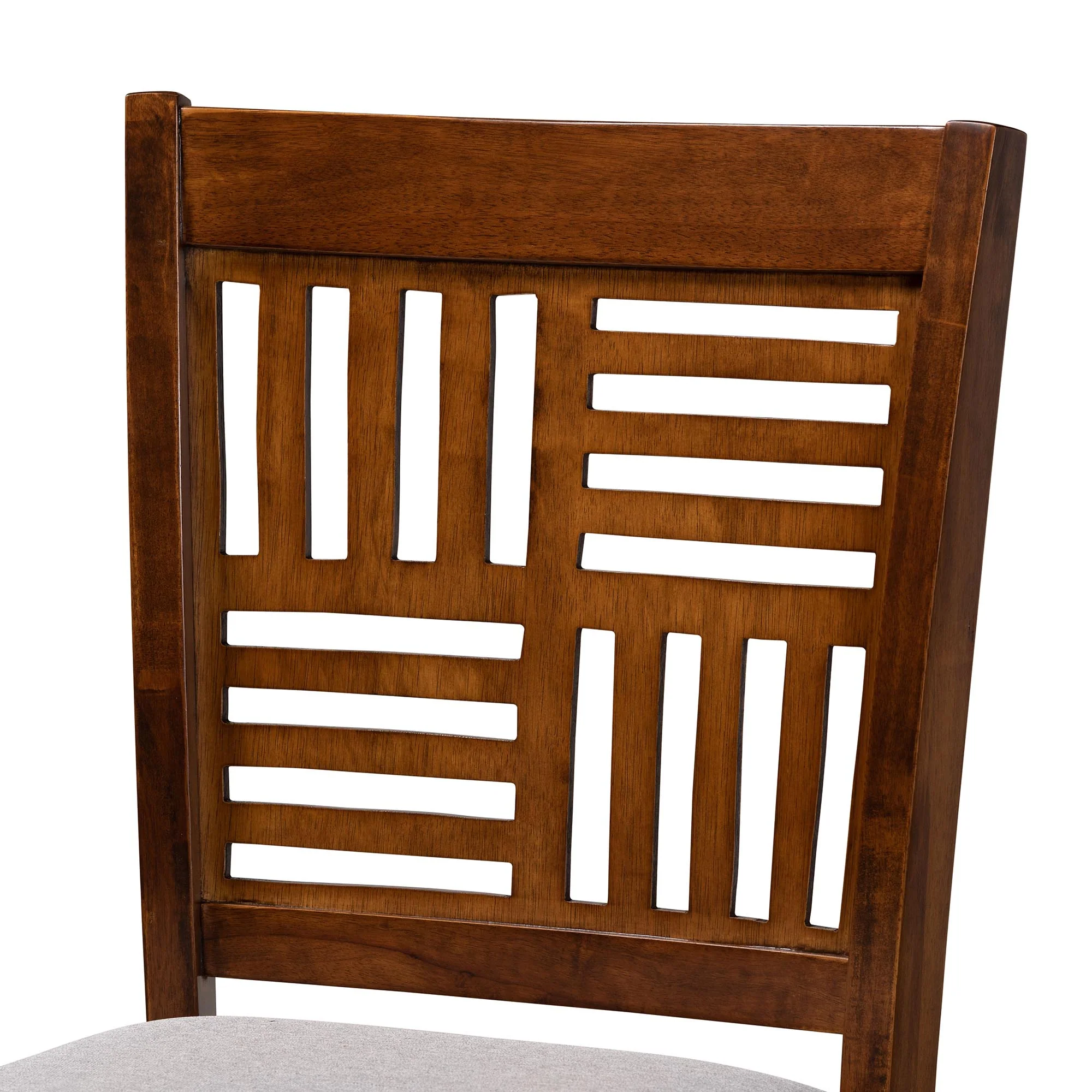 Baxton Studio Deanna Modern Beige Fabric and Dark Brown Finished Wood 5-Piece Pub Set - Image 28
