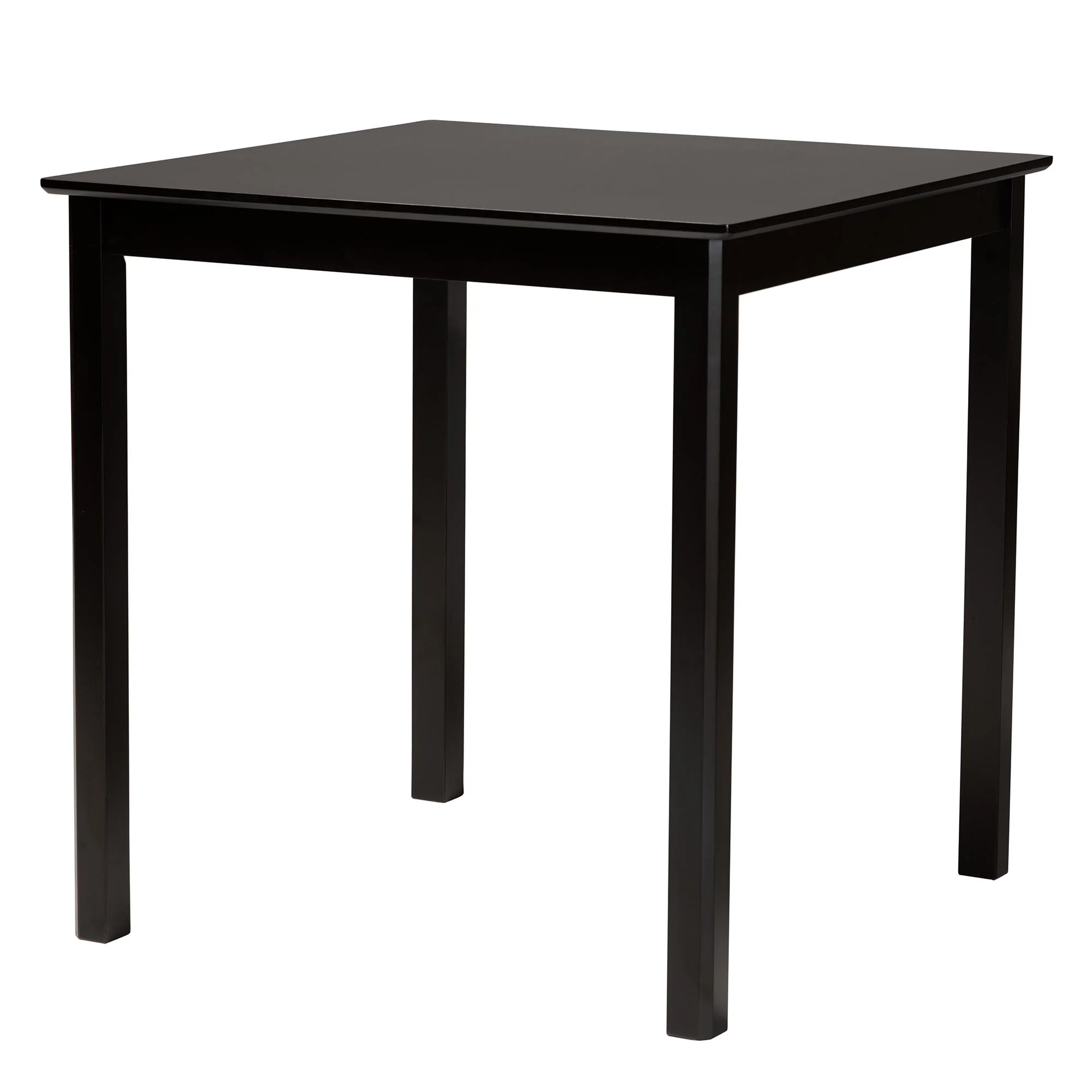 Baxton Studio Deanna Modern Beige Fabric and Dark Brown Finished Wood 5-Piece Pub Set - Image 6