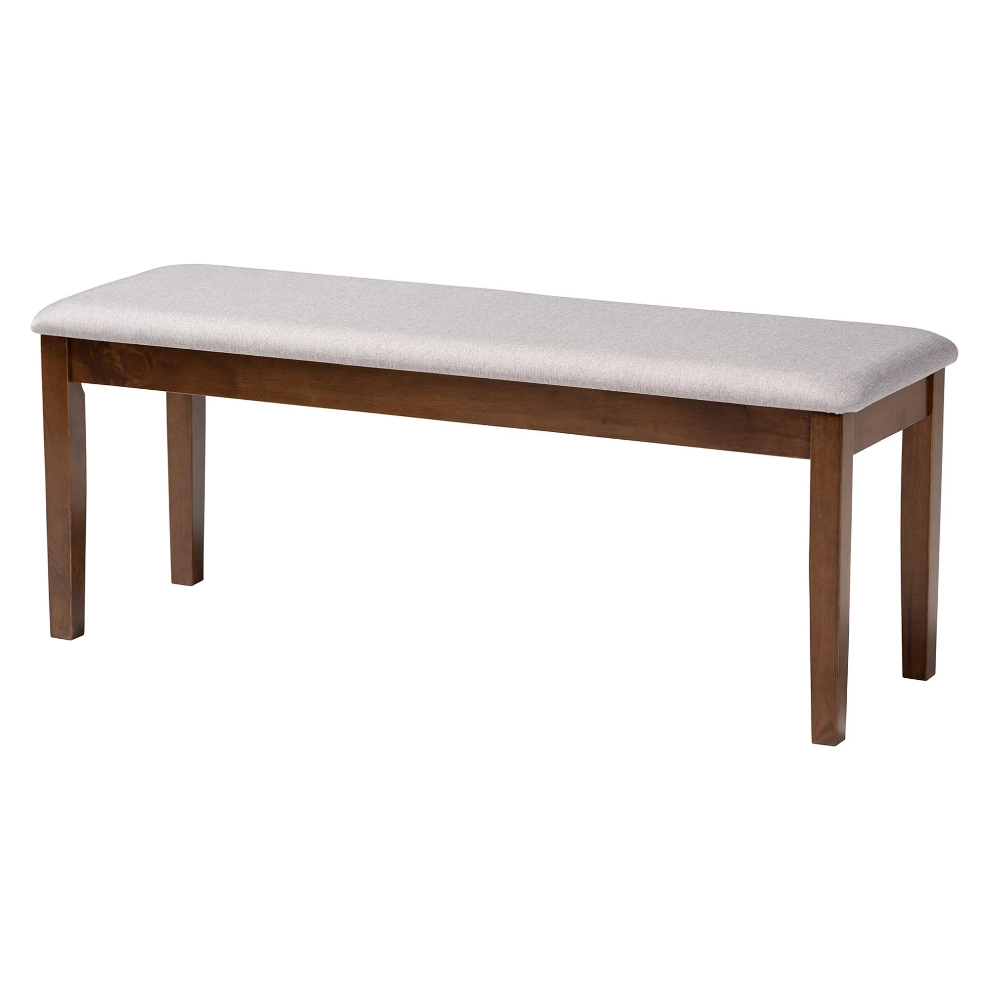 Baxton Studio Deanna Modern Beige Fabric and Dark Brown Finished Wood 6-Piece Dining Set - Image 29