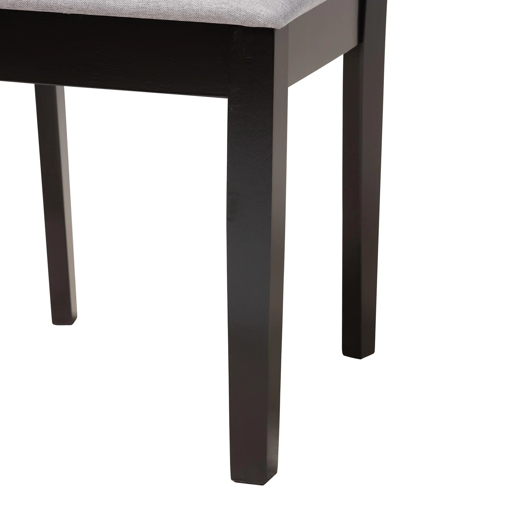 Baxton Studio Deanna Modern Beige Fabric and Dark Brown Finished Wood 7-Piece Dining Set - Image 19