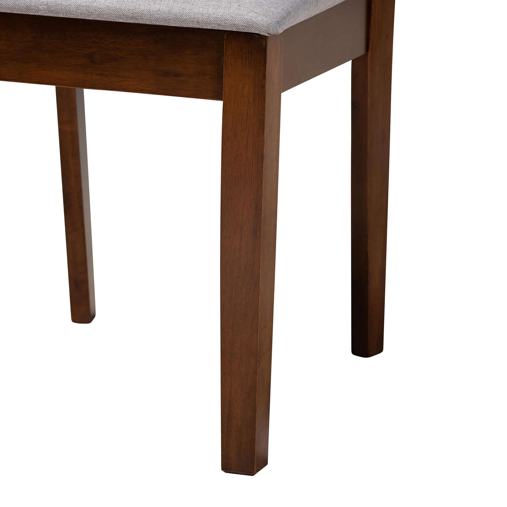 Baxton Studio Deanna Modern Beige Fabric and Dark Brown Finished Wood 7-Piece Dining Set - Image 29