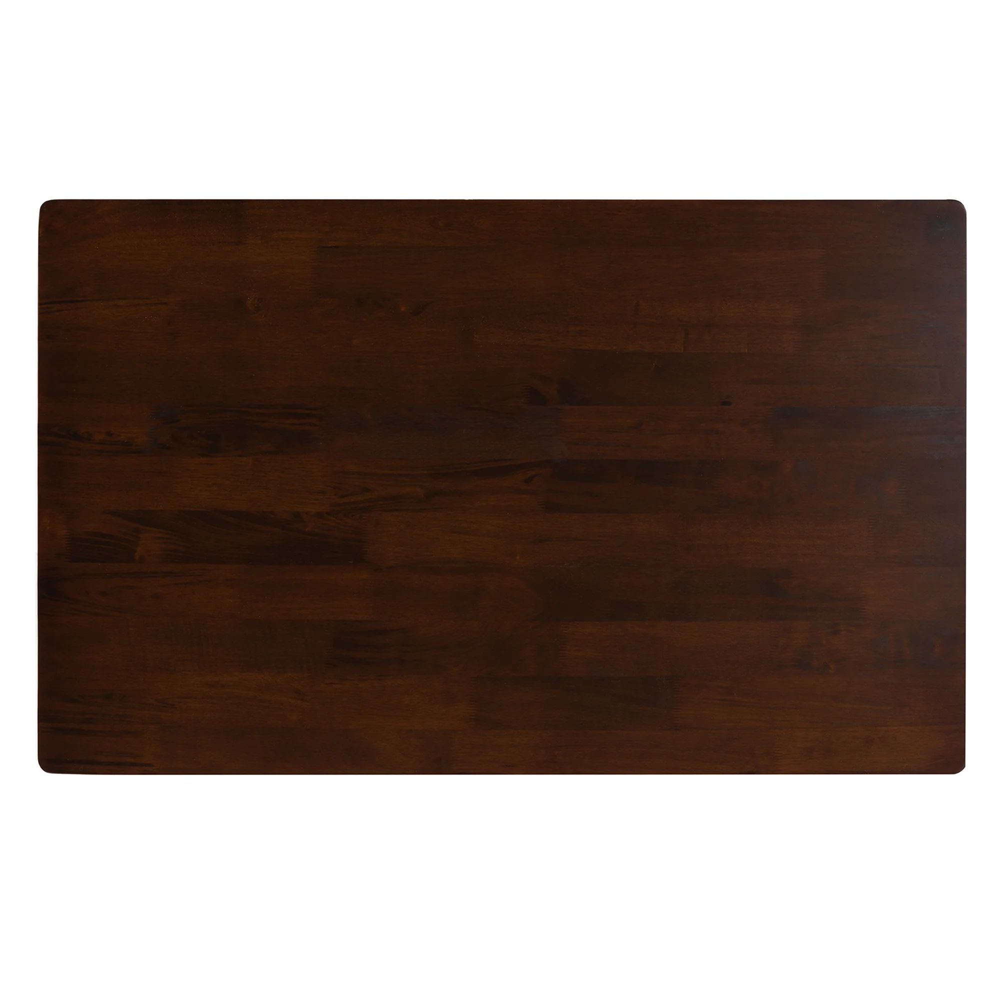 Baxton Studio Delphina Mid-Century Modern Warm Grey Fabric and Dark Brown Finished Wood 5-Piece Dining Set - Image 7
