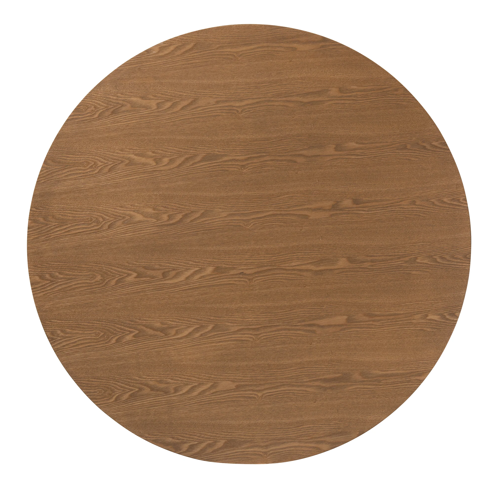 Baxton Studio Denmark Mid-Century Modern French Oak Brown Finished Rubberwood Dining Table - Image 5