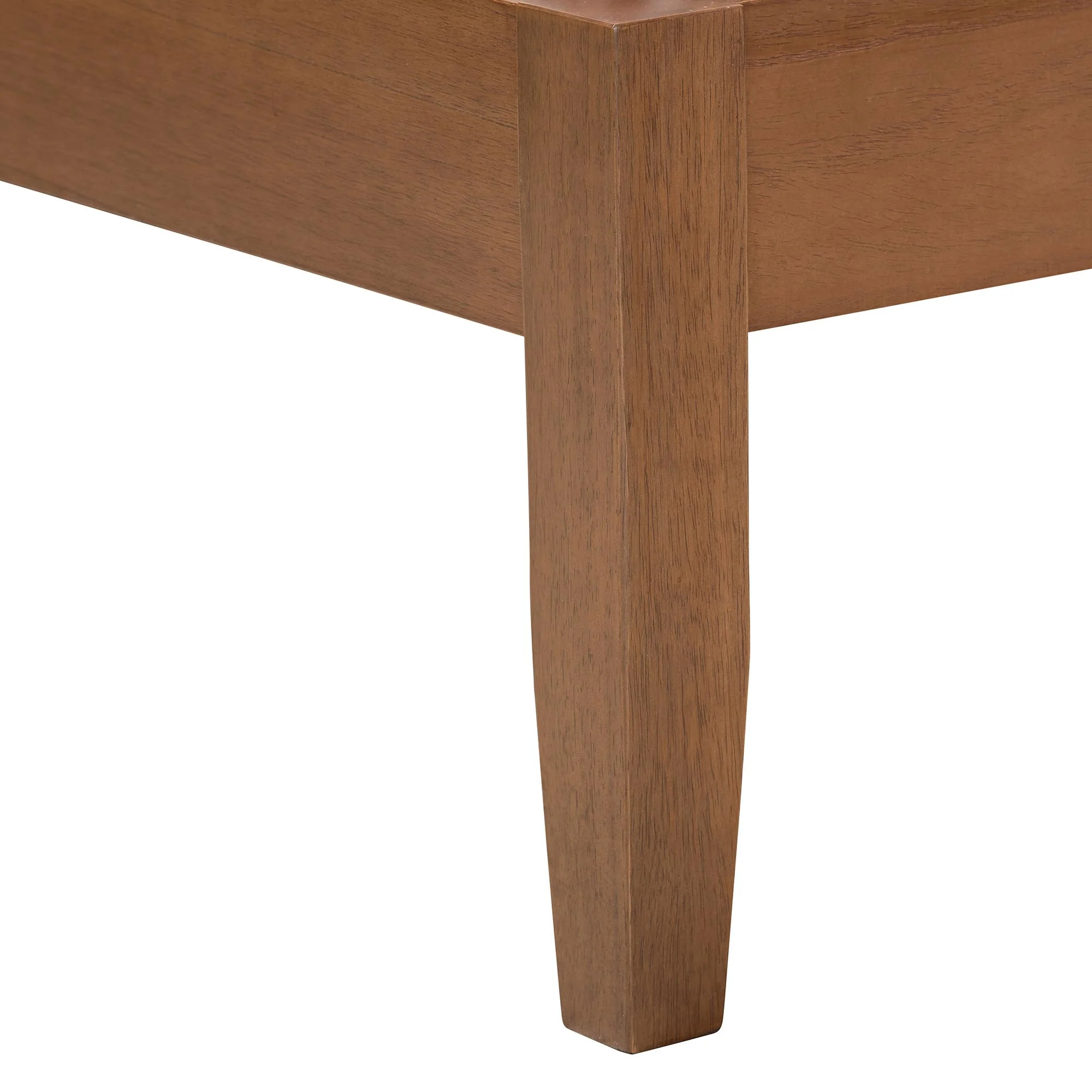 Baxton Studio Eileen Mid-Century Transitional Walnut Brown Finished Wood King Size Platform Bed - Image 9