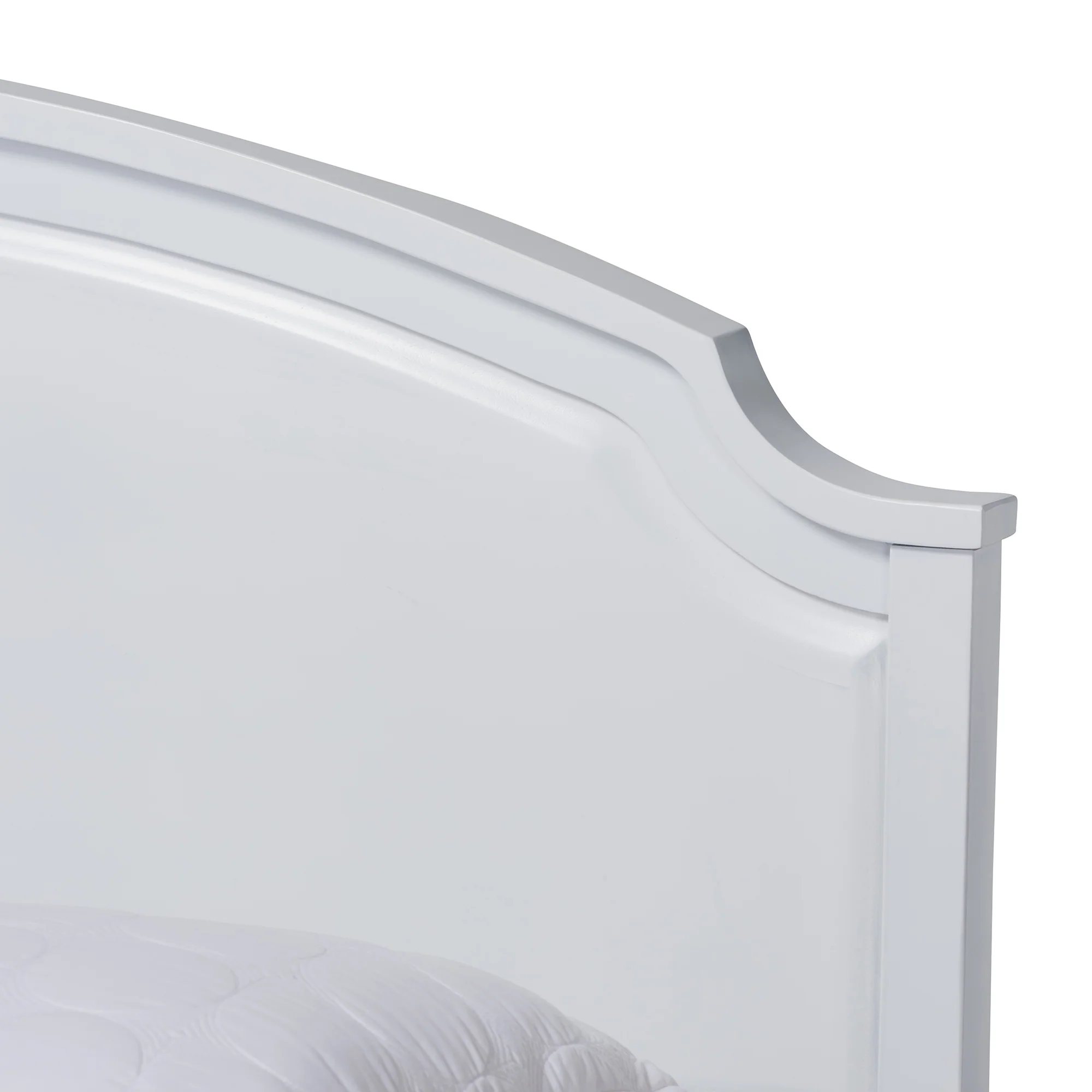 Baxton Studio Elise Classic and Transitional White Finished Wood Full Size 4-Piece Bedroom Set - Image 2
